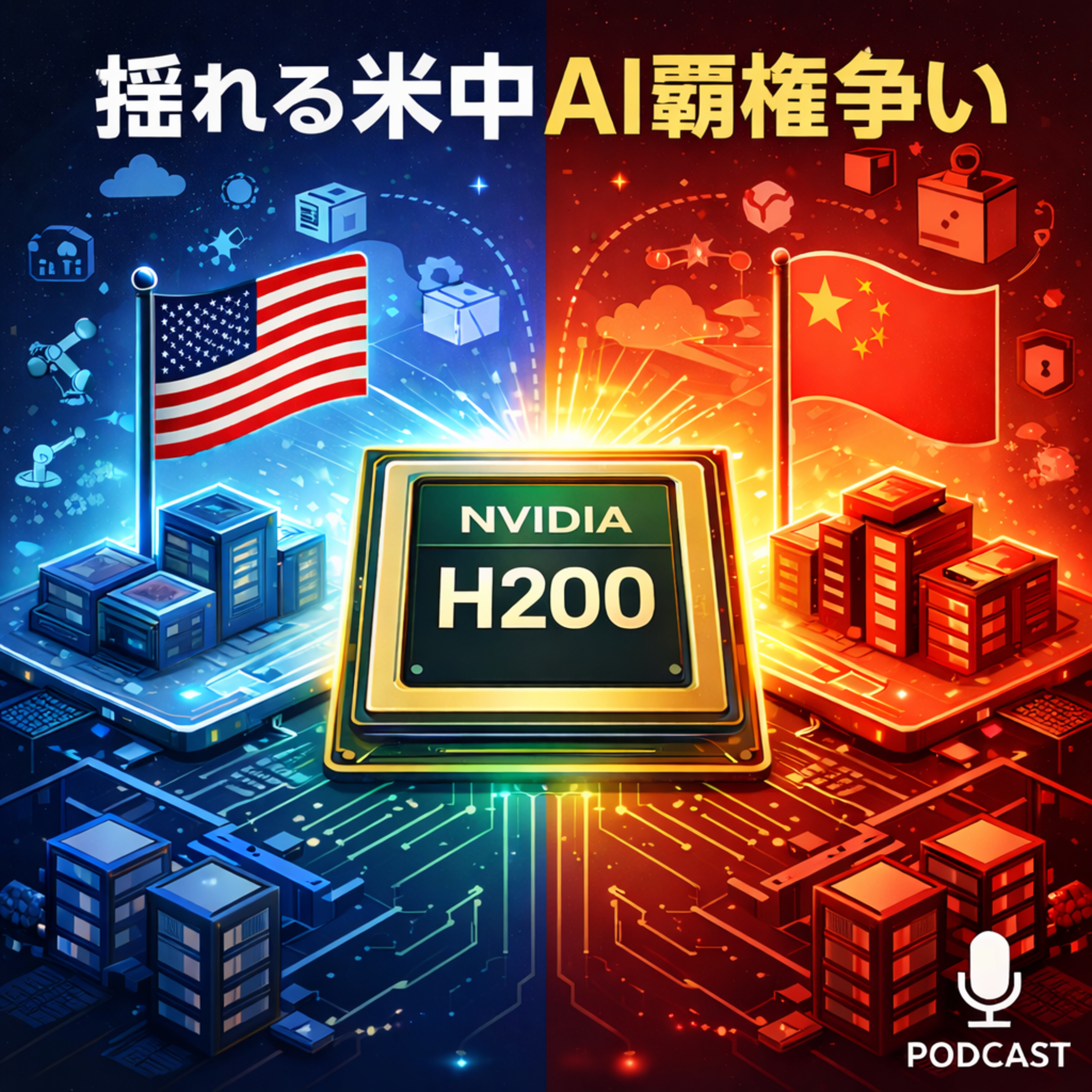 揺れる米中AI覇権争い：エヌビディア「H200」対中輸出許可の光と影