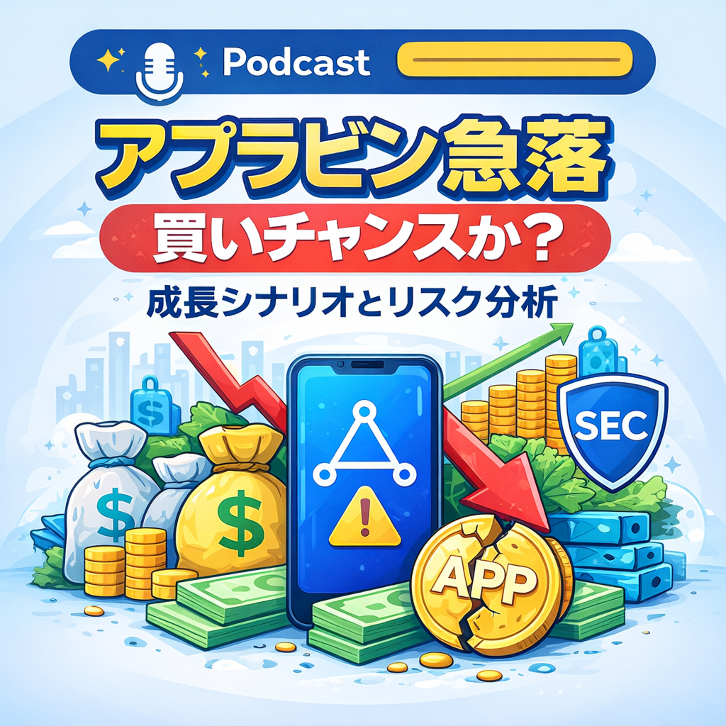 アプラビン急落は絶好の買い場か？強気の成長シナリオと潜むリスクを分析