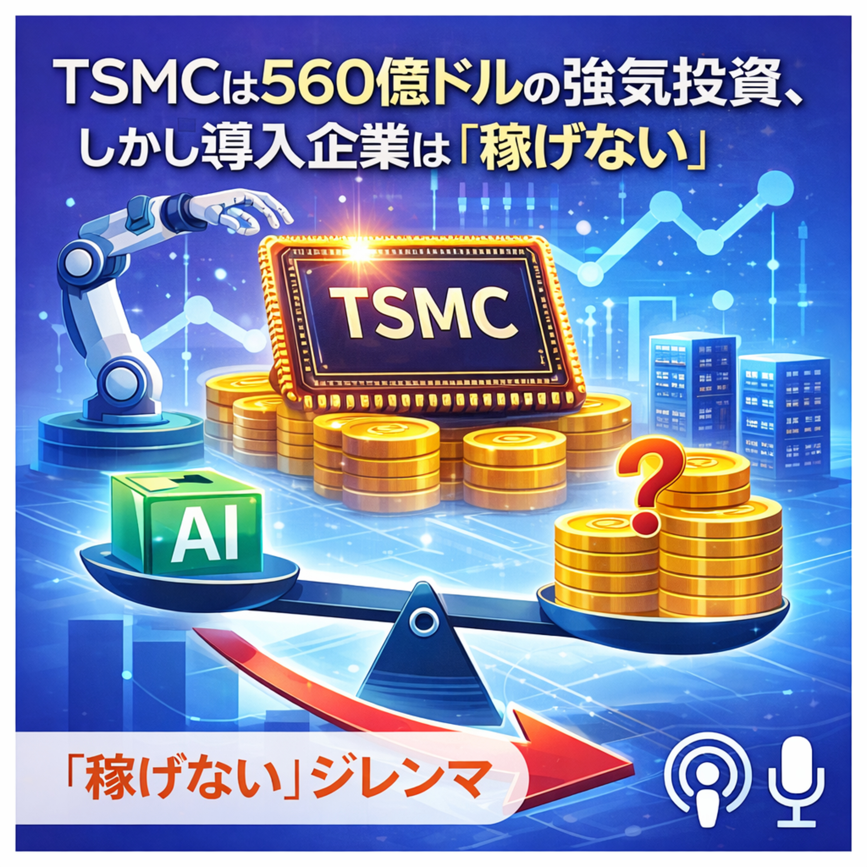 TSMCは560億ドルの強気投資、しかし導入企業は「稼げない」ジレンマ