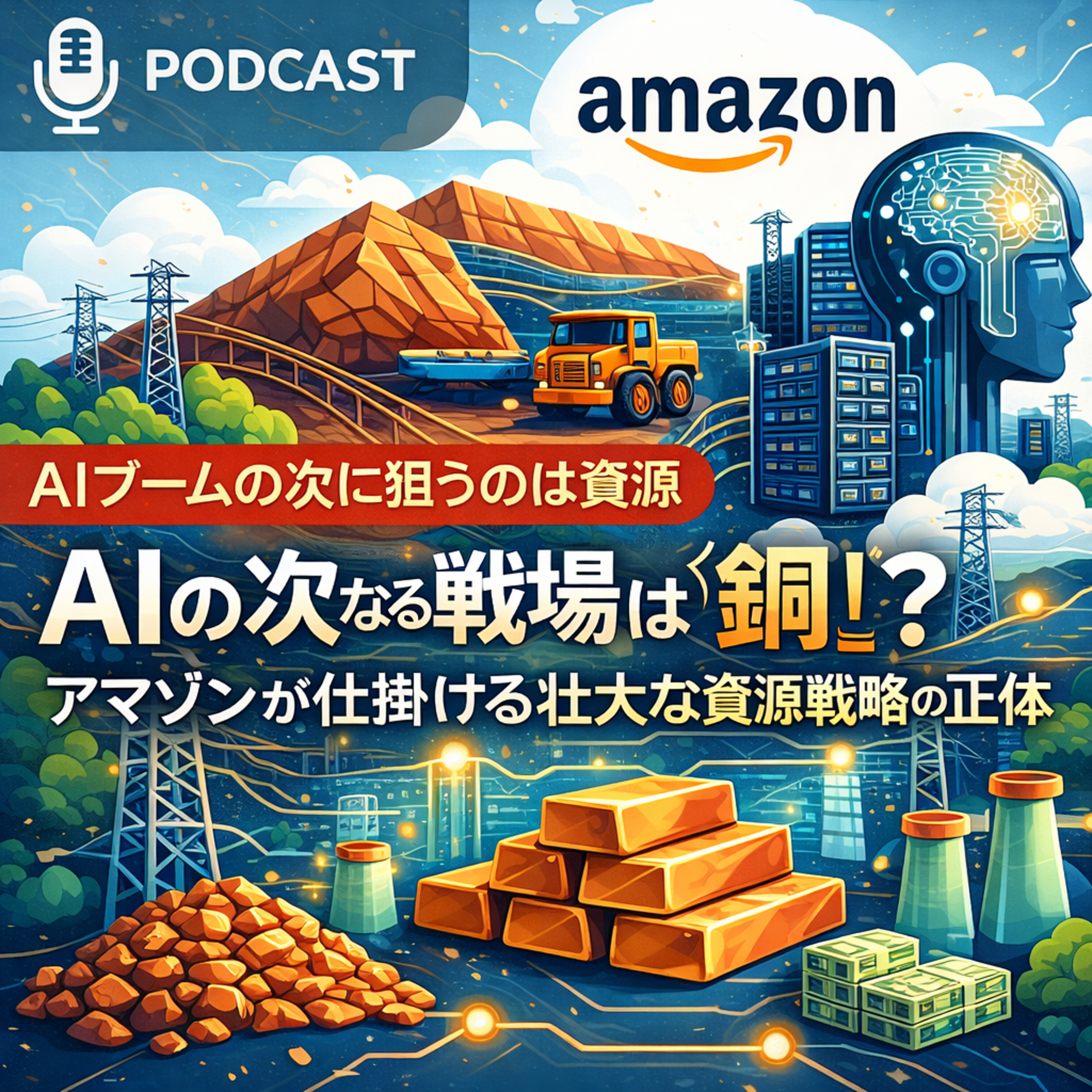 AIの次なる戦場は「銅」？アマゾンが仕掛ける壮大な資源戦略の正体