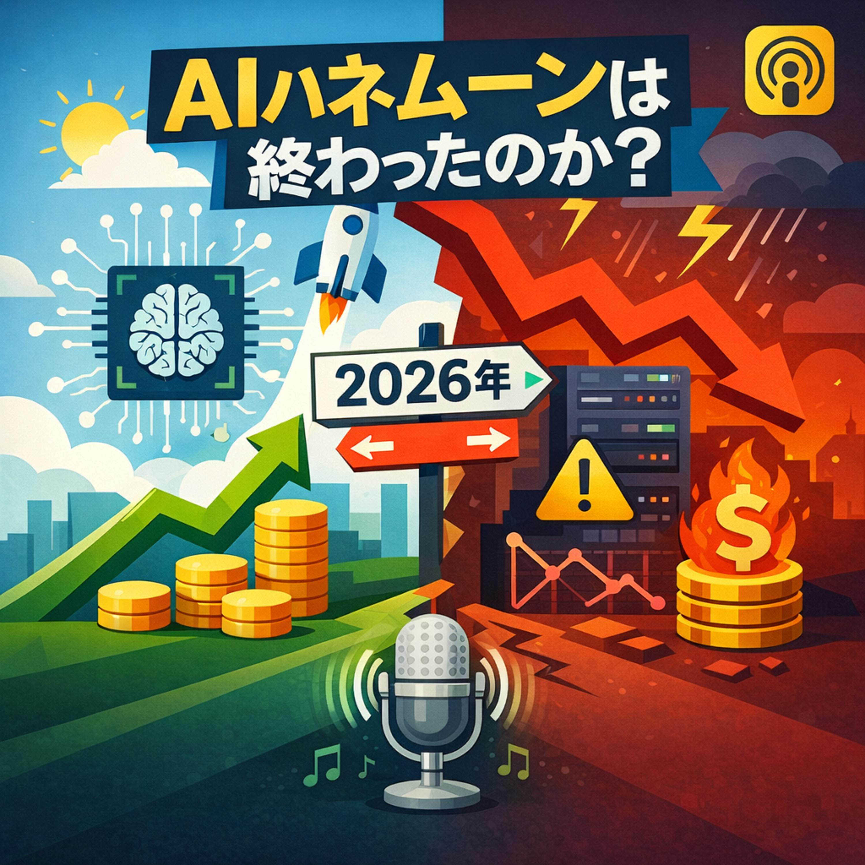 AIハネムーンの終焉と巨額投資の審判：2026年がAI企業の分岐点になる理由