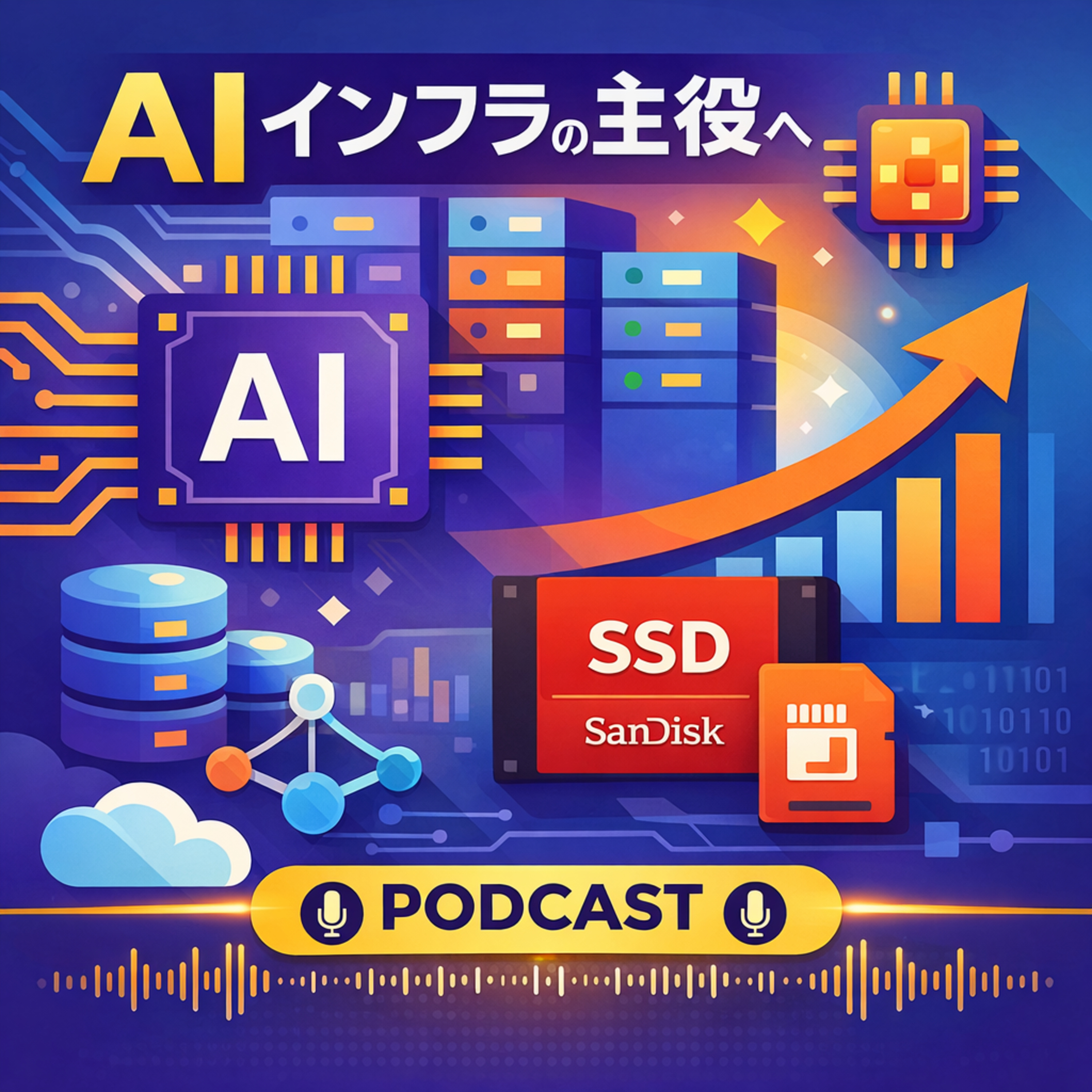 AIインフラの「真の主役」へ：サンディスクの驚異的な躍進とその将来性を読み解く