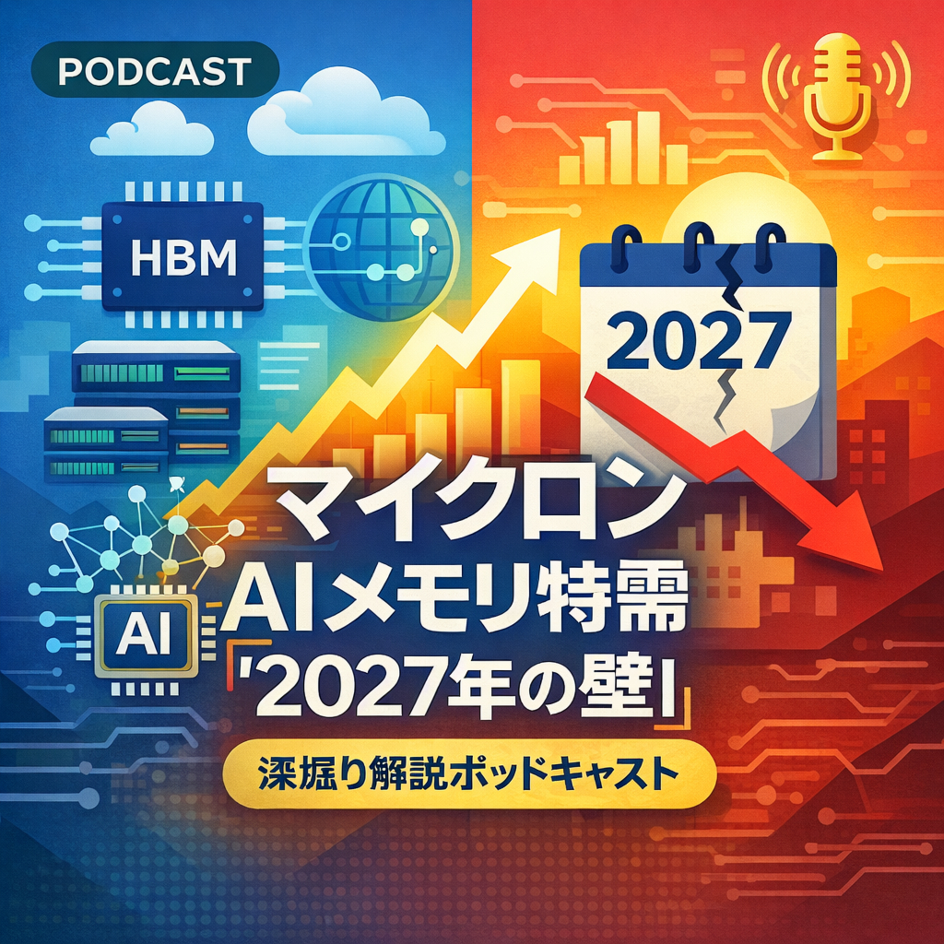 マイクロン・テクノロジー：AIメモリ特需の恩恵と「2027年の壁」への視座