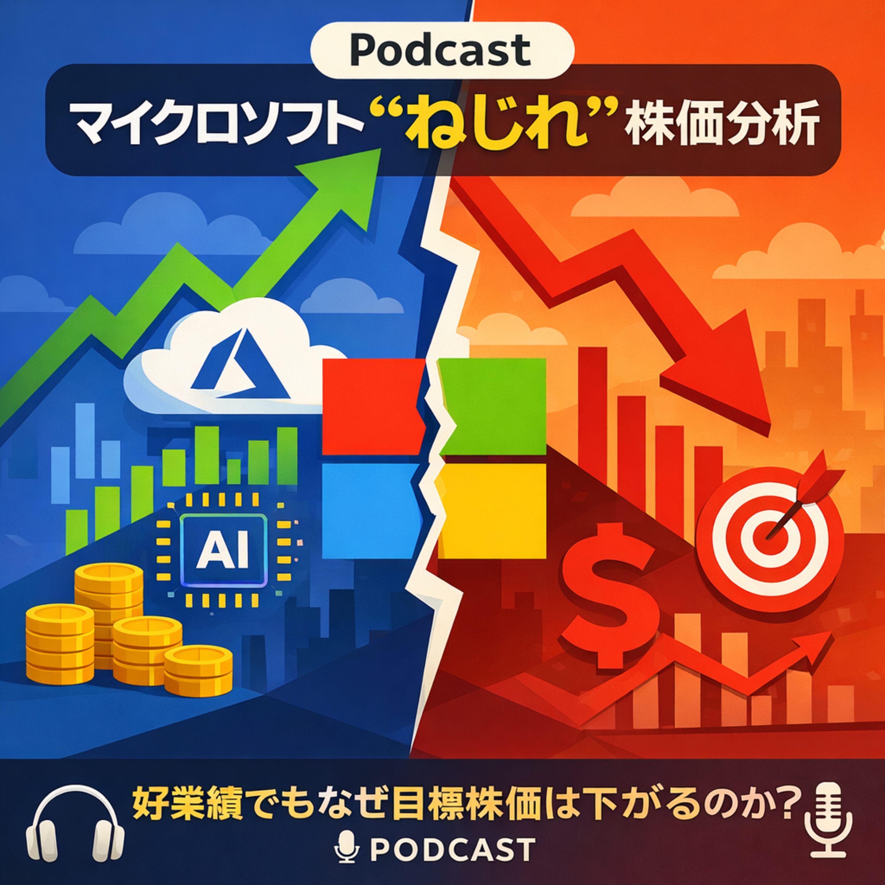 マイクロソフト決算直前：好業績予想でも目標株価が下がる「ねじれ」の正体