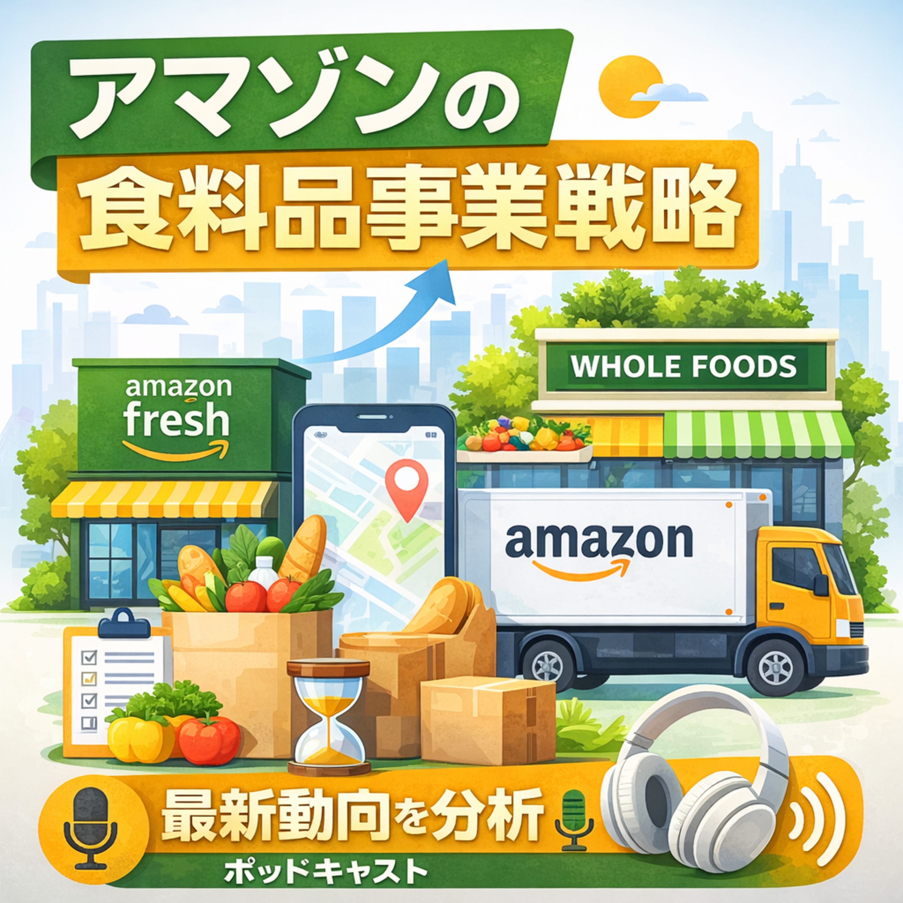 アマゾンの食料品事業戦略：効率化とブランド集中で見据える将来性