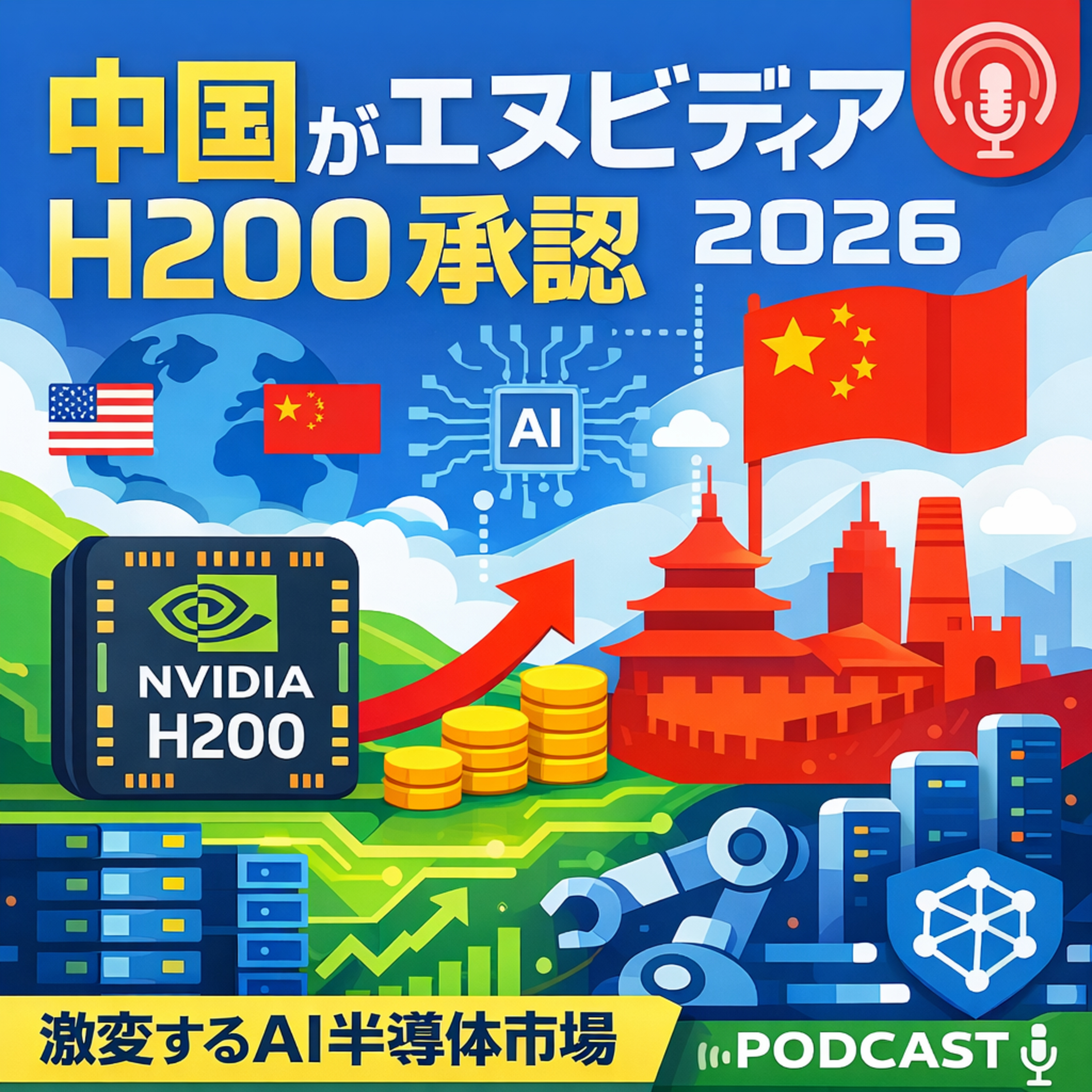 2026年、中国がエヌビディアの「H200」を承認。AI半導体市場に訪れる劇的な転換点