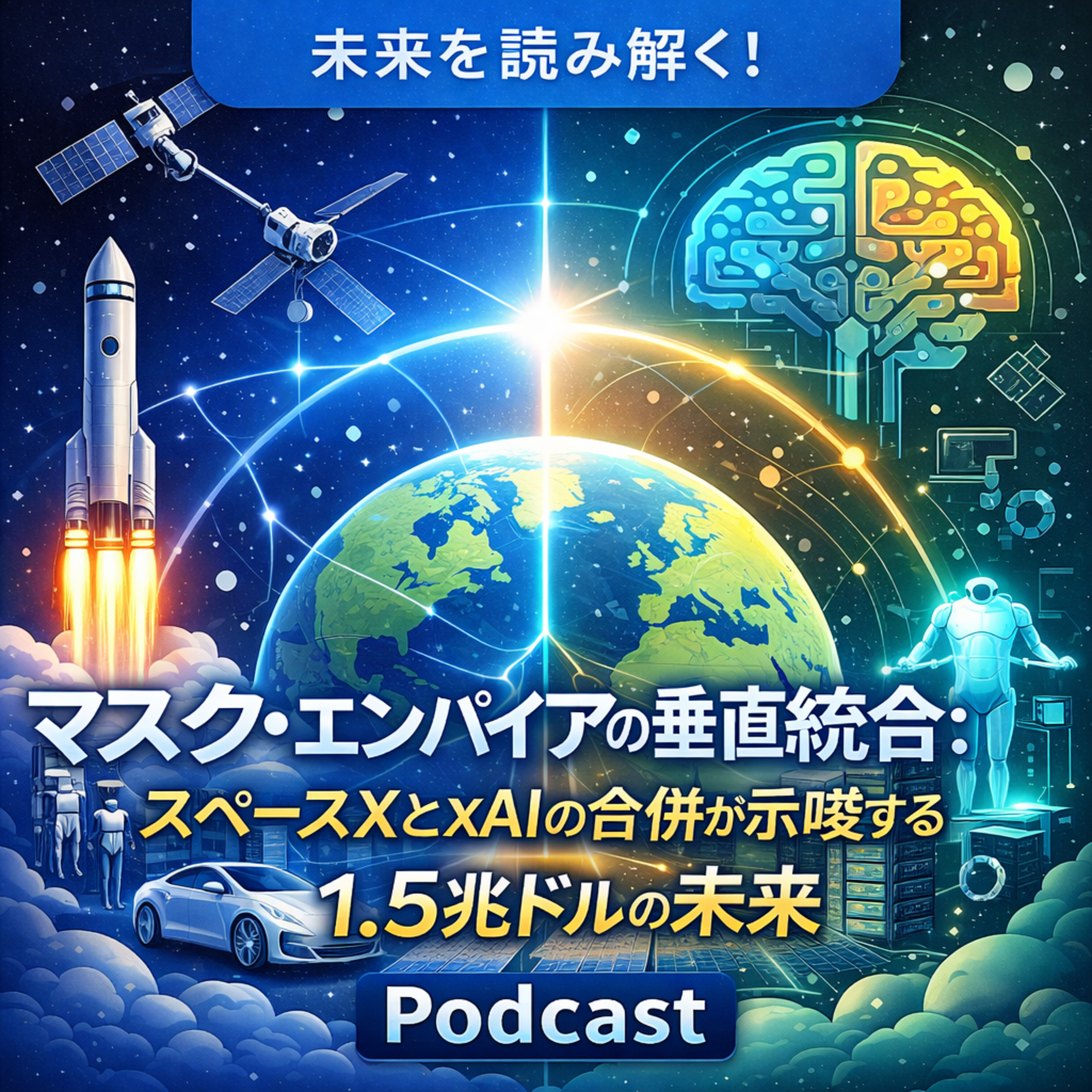 マスク・エンパイアの垂直統合：スペースXとxAIの合併が示唆する1.5兆ドルの未来