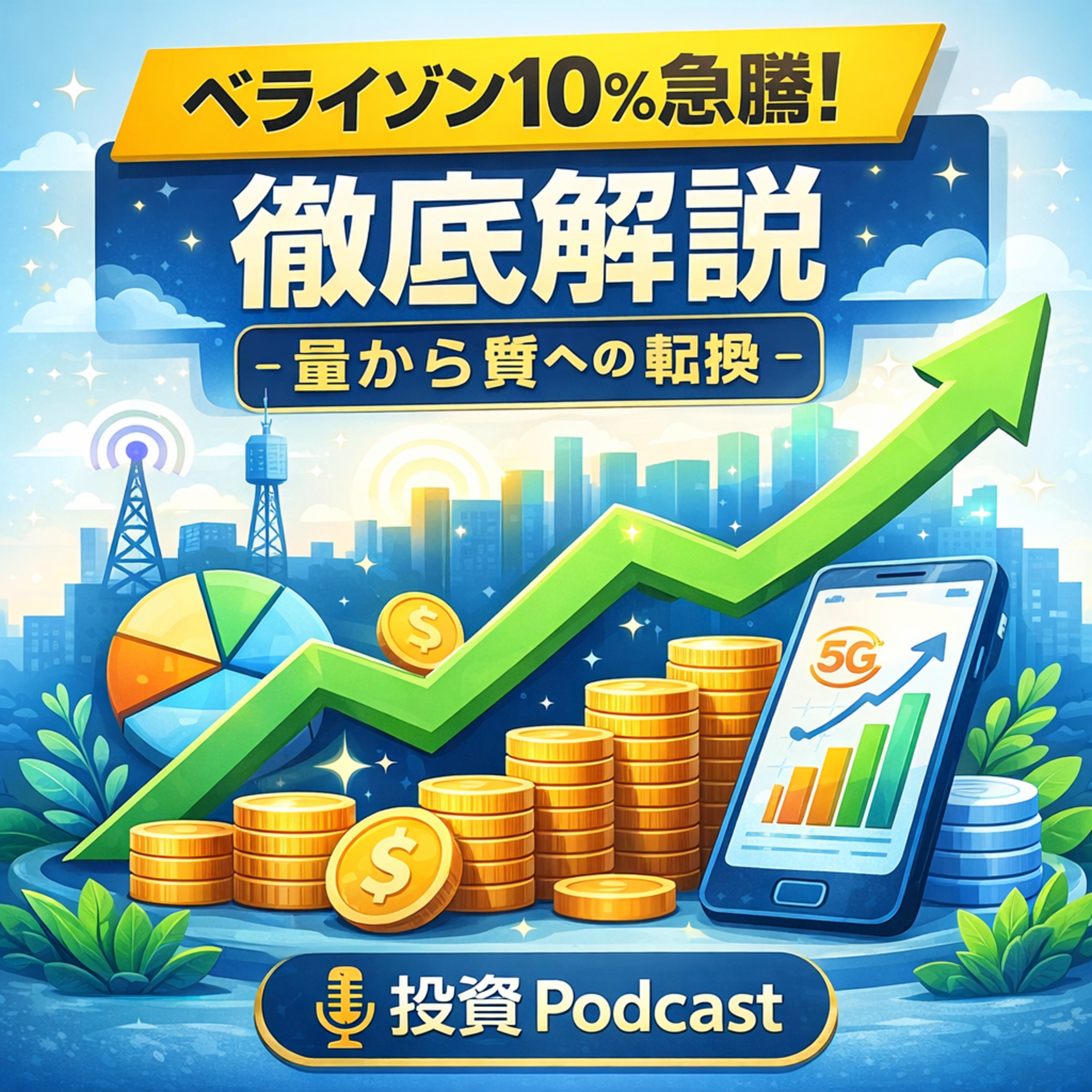ベライゾン10%急騰！新リーダーシップ下で挑む「量から質」への転換——2026年決算からの考察