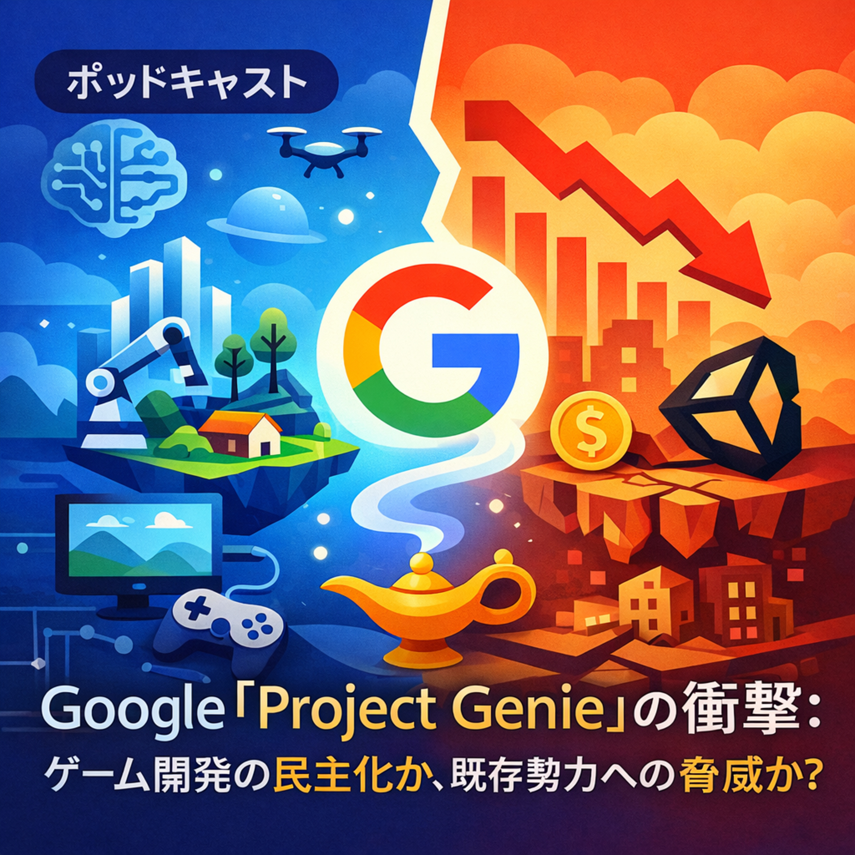 Google「Project Genie」の衝撃：ゲーム開発の民主化か、既存勢力への脅威か？
