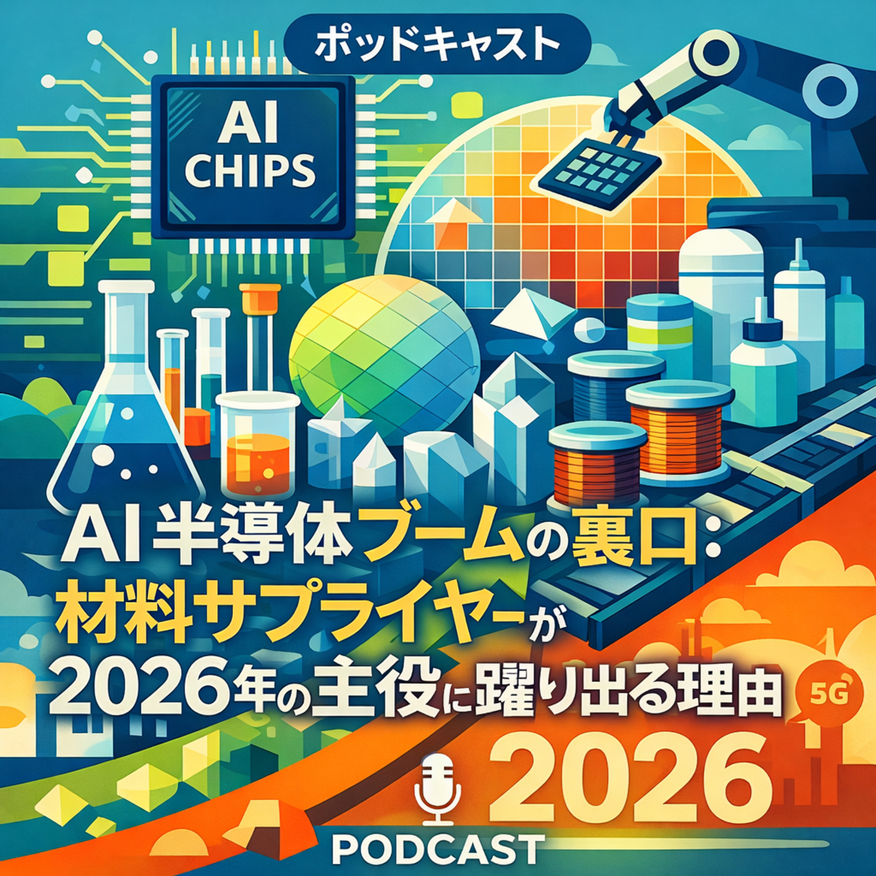 AI半導体ブームの裏口：材料サプライヤーが2026年の主役に躍り出る理由