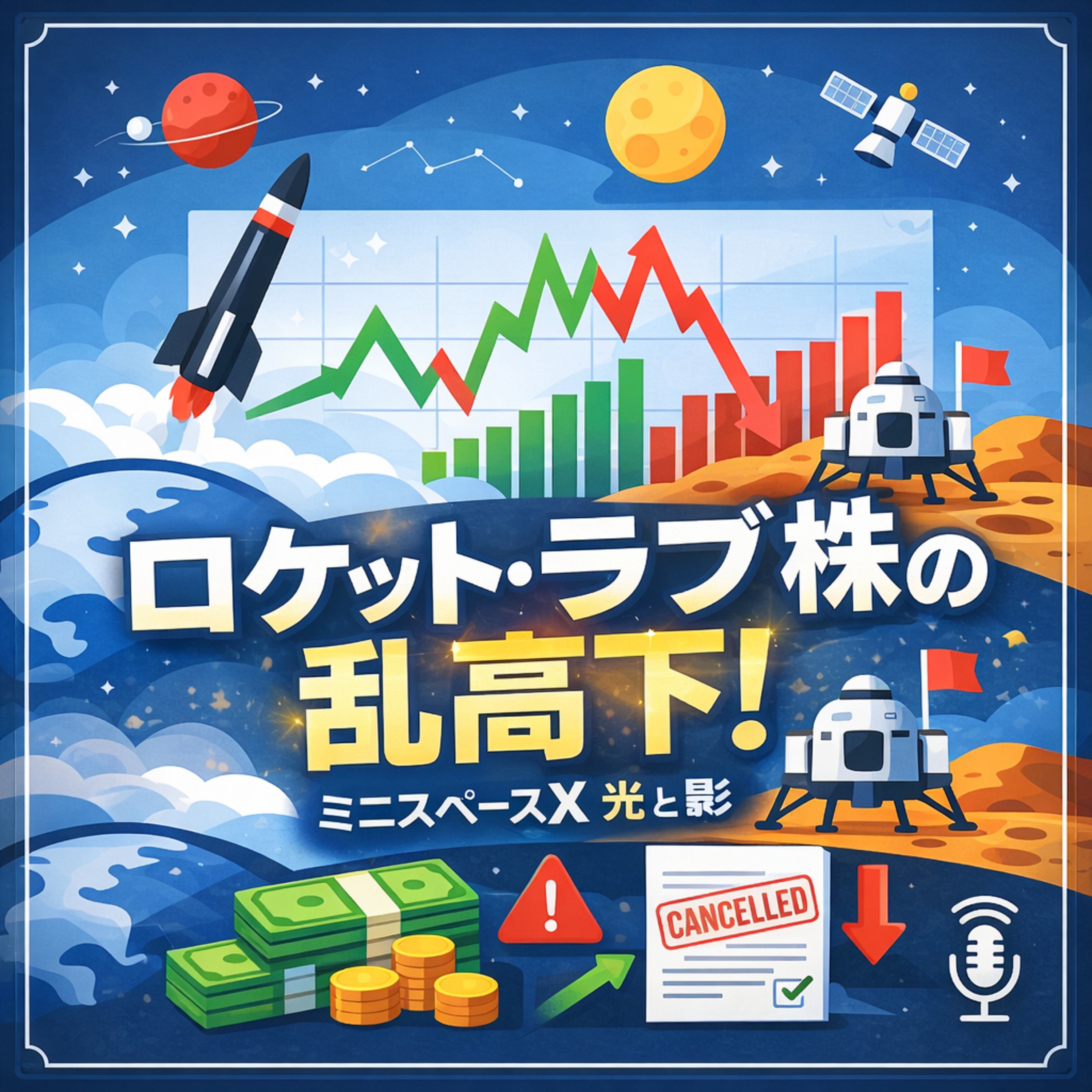 ロケット・ラブ株が乱高下！「ミニスペースX」と呼ばれるRKLBの光と影