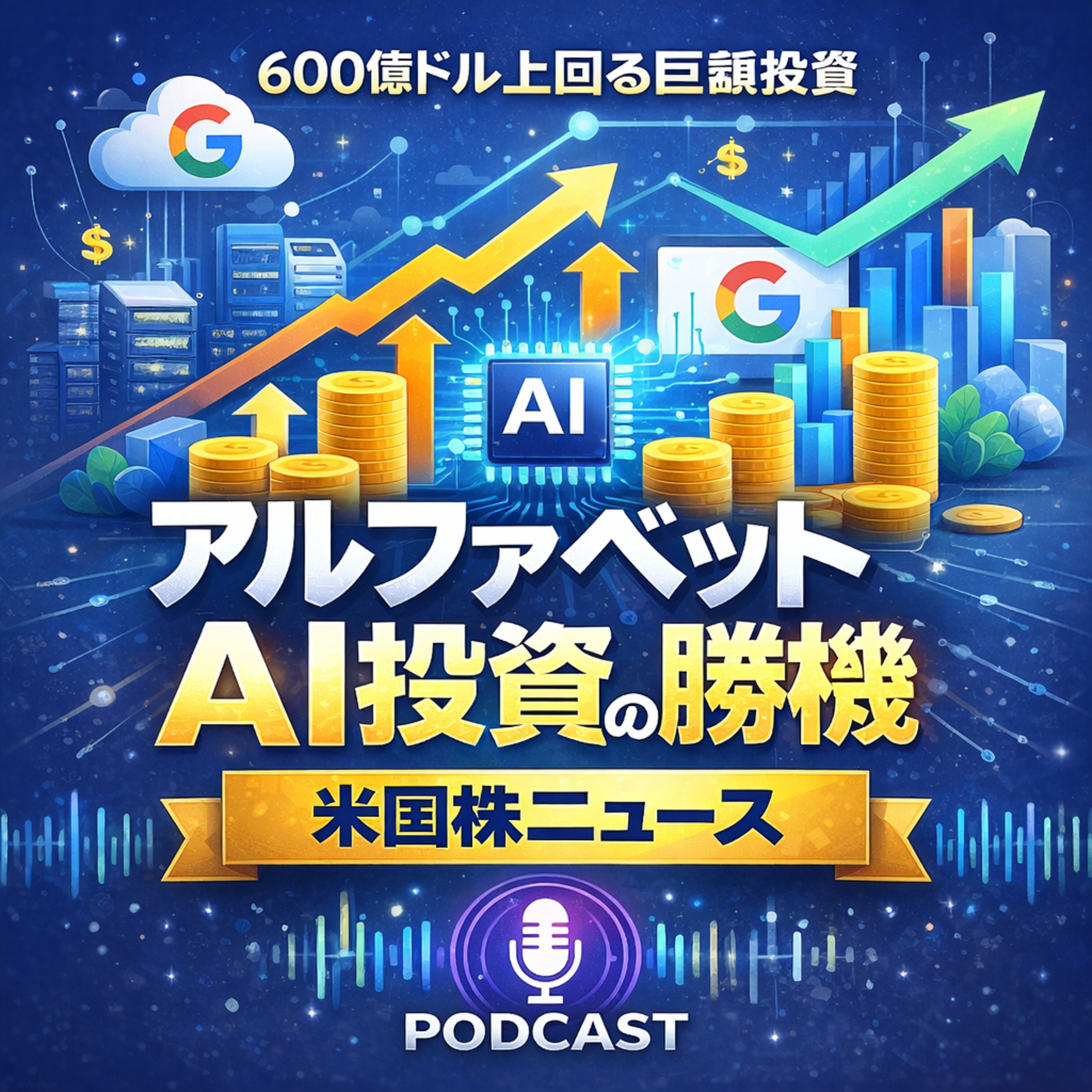 市場予想を600億ドル上回る巨額投資！アルファベット決算から読み解く2026年の勝機