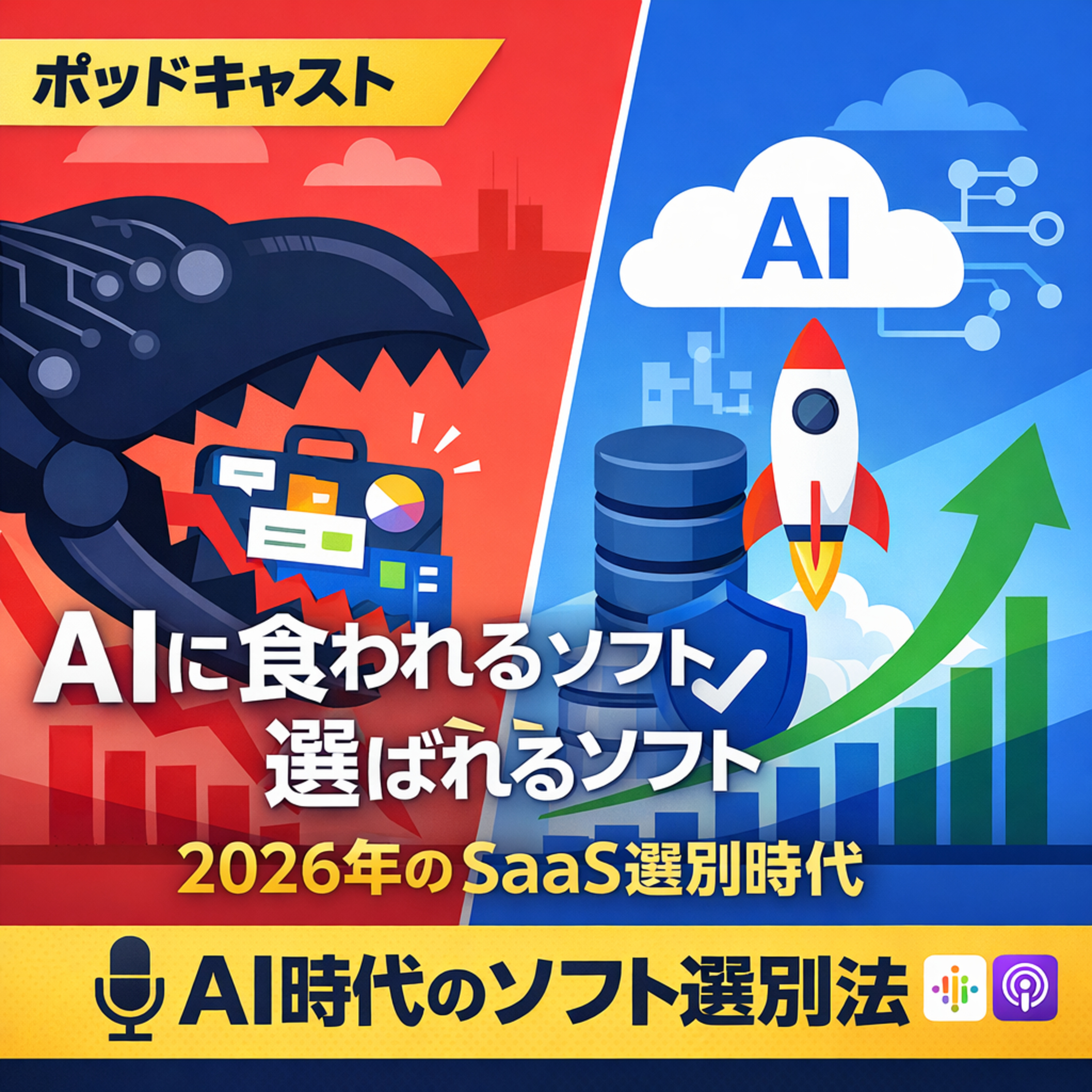 AIに「食われるソフト」と「伸びるソフト」の決定的な違いとは？選別されるSaaSの未来