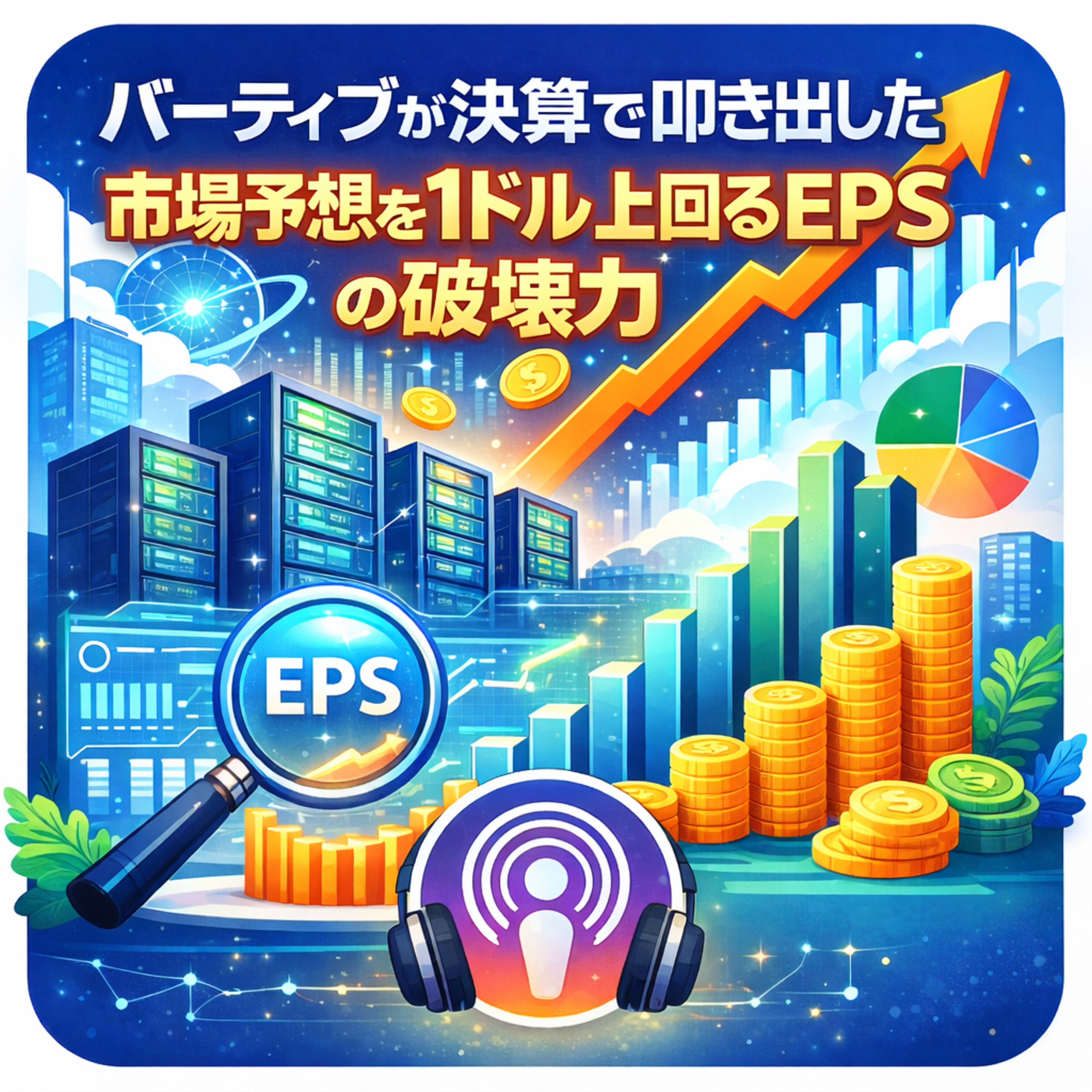 株価24％急騰！バーティブが決算で叩き出した「市場予想を1ドル上回るEPS」の破壊力