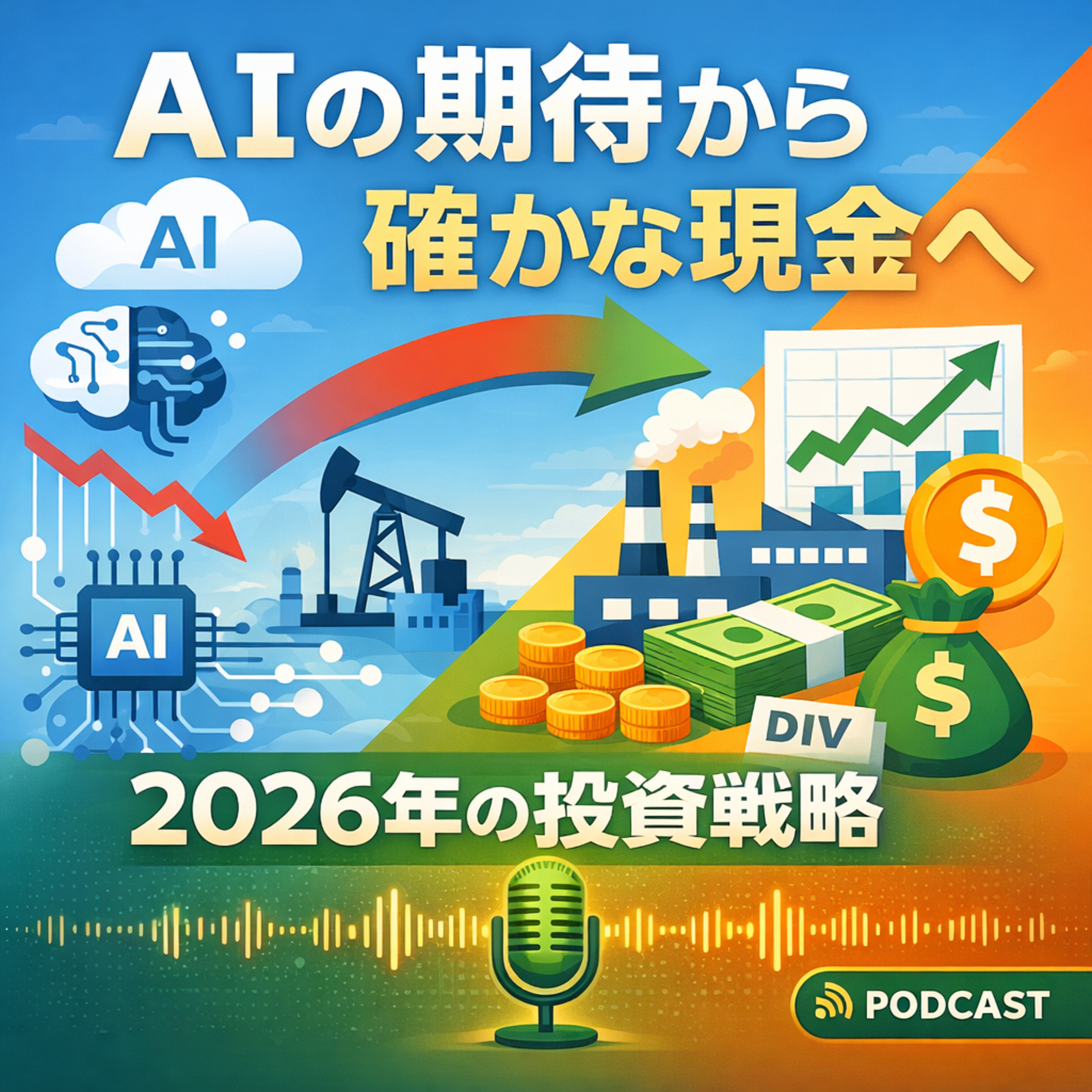 【考察】「AIの期待」から「確かな現金」へ：2026年相場の大きな転換点