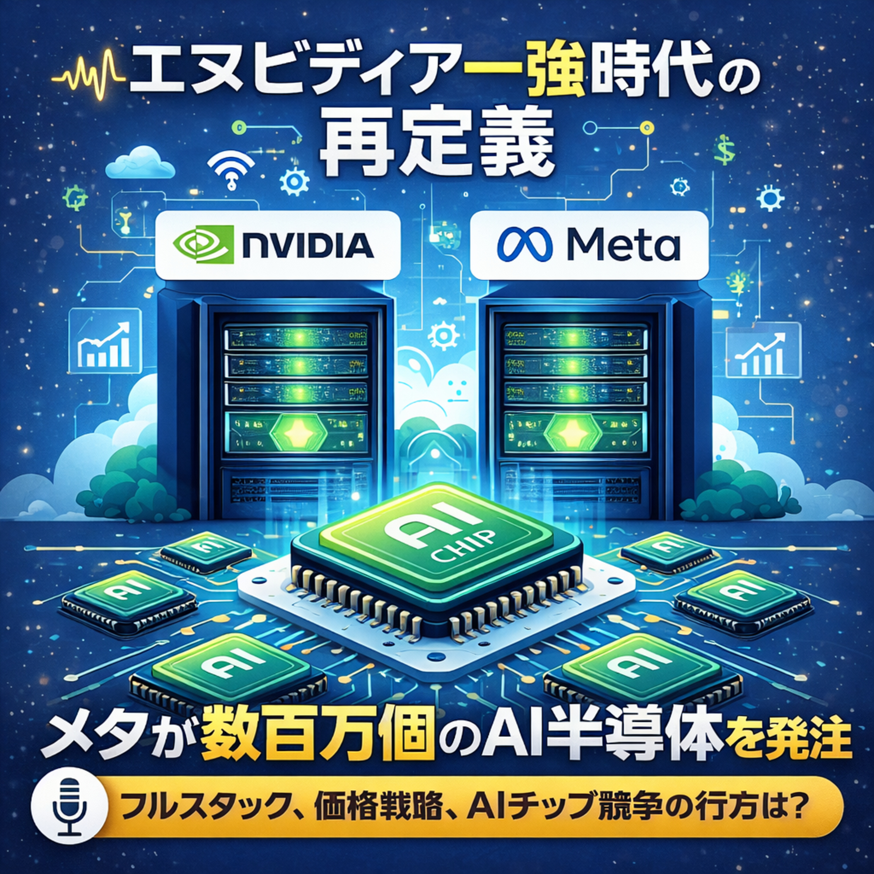 AI半導体一強時代の再定義：メタの「数百万個」発注が示すエヌビディアの真の強み