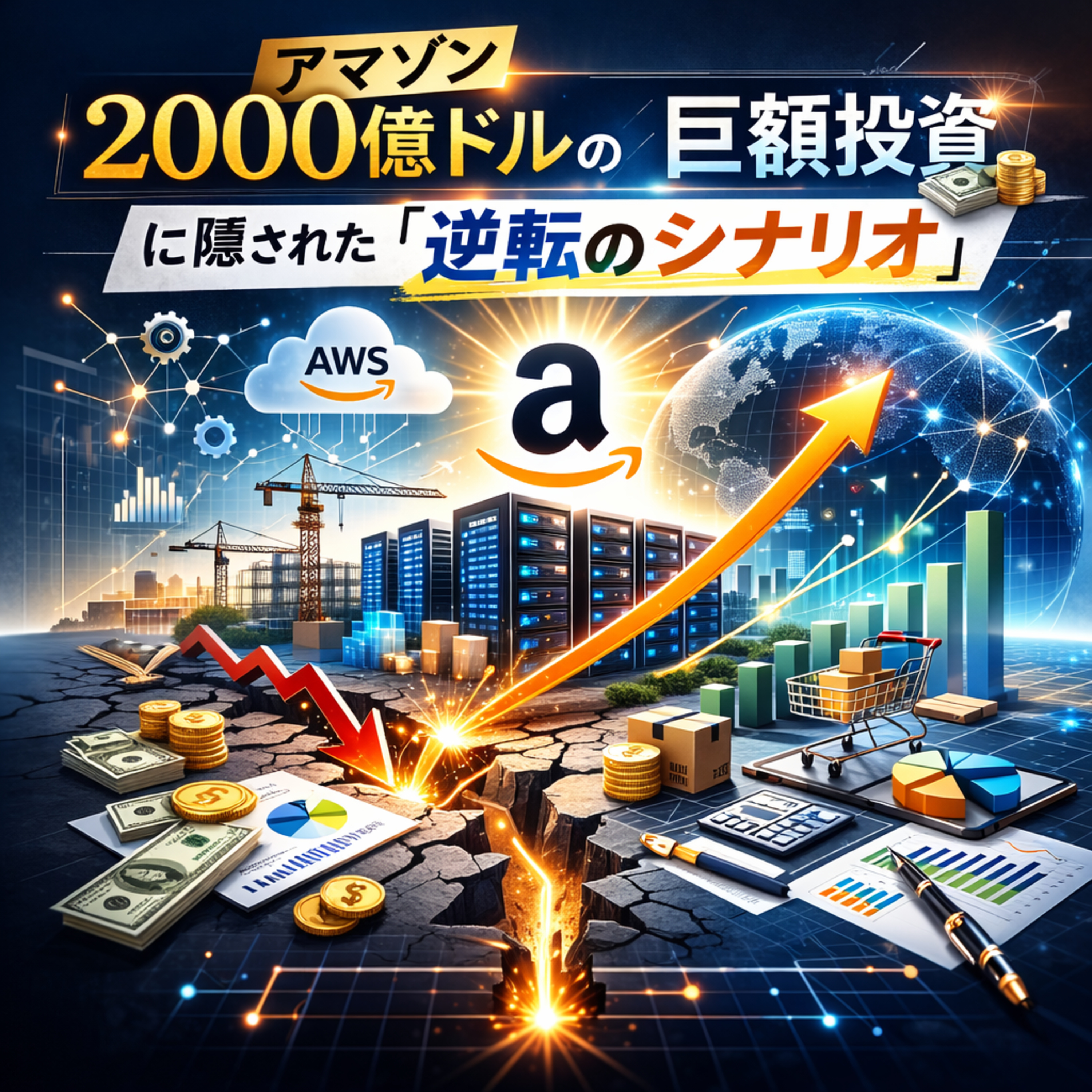 アマゾン株が弱気相場入り？2000億ドルの巨額投資に隠された「逆転のシナリオ」