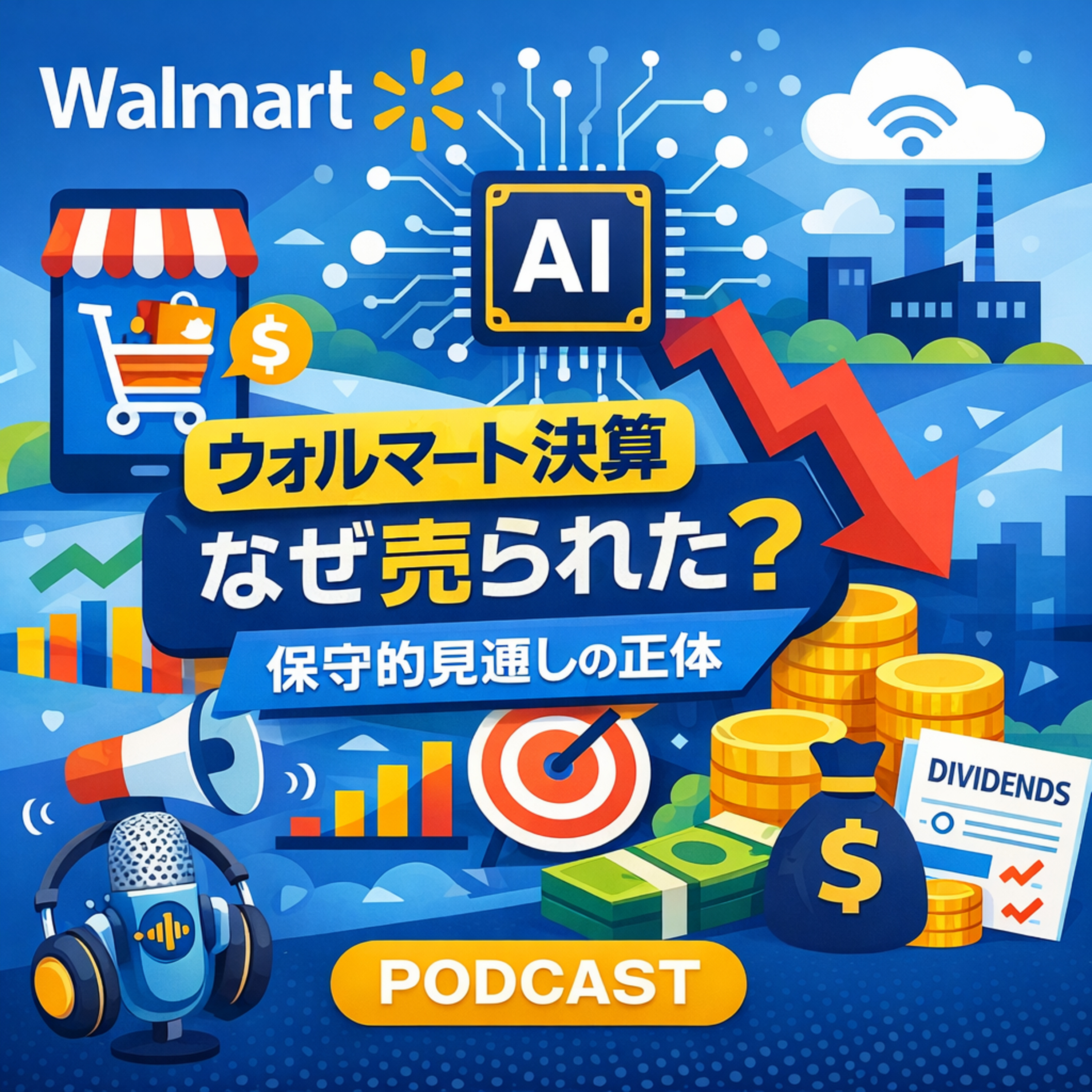 好決算のウォルマートがなぜ売られたのか？投資家が注視する「保守的見通し」の正体