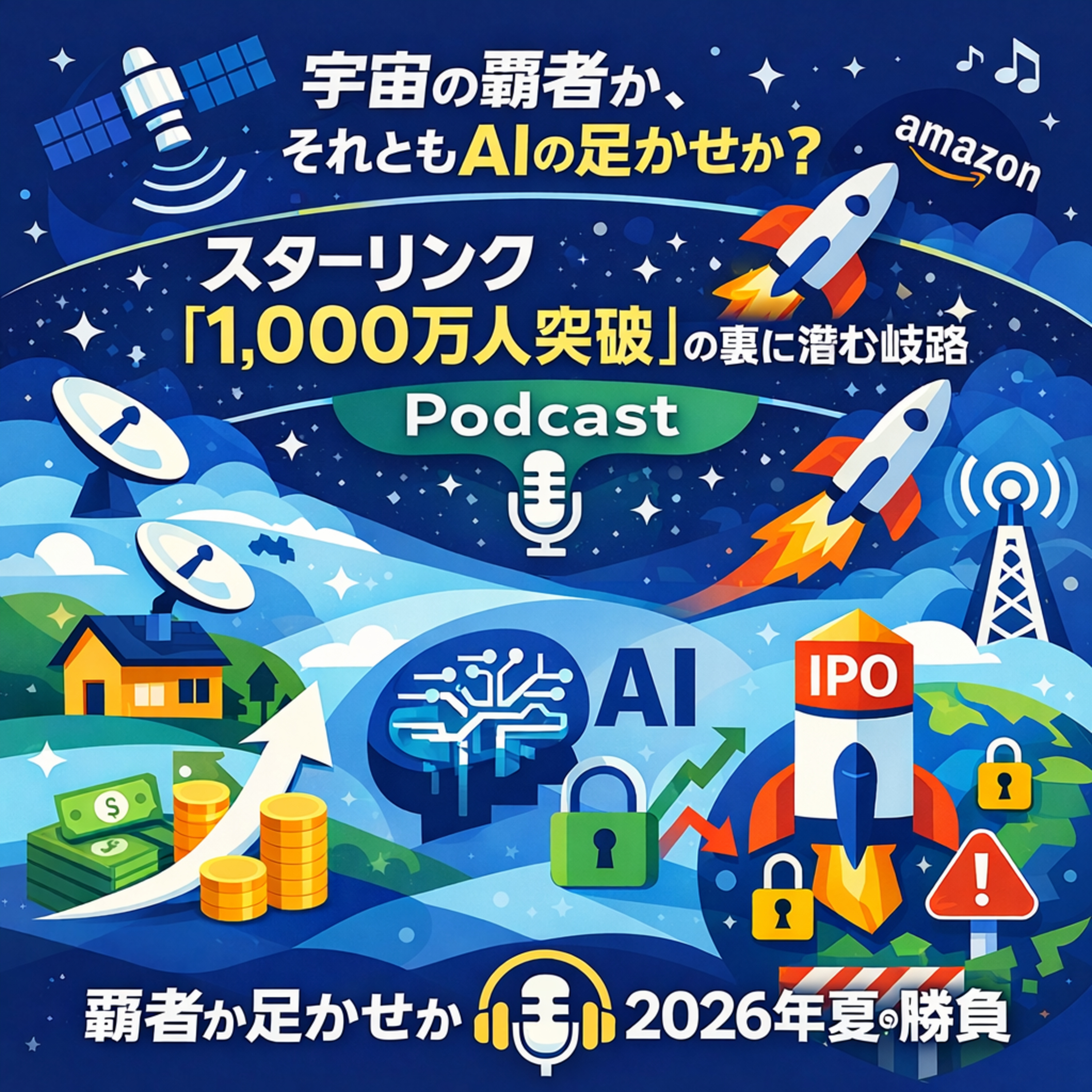 宇宙の覇者か、それともAIの足かせか？スターリンク「1,000万人突破」の裏に潜む岐路