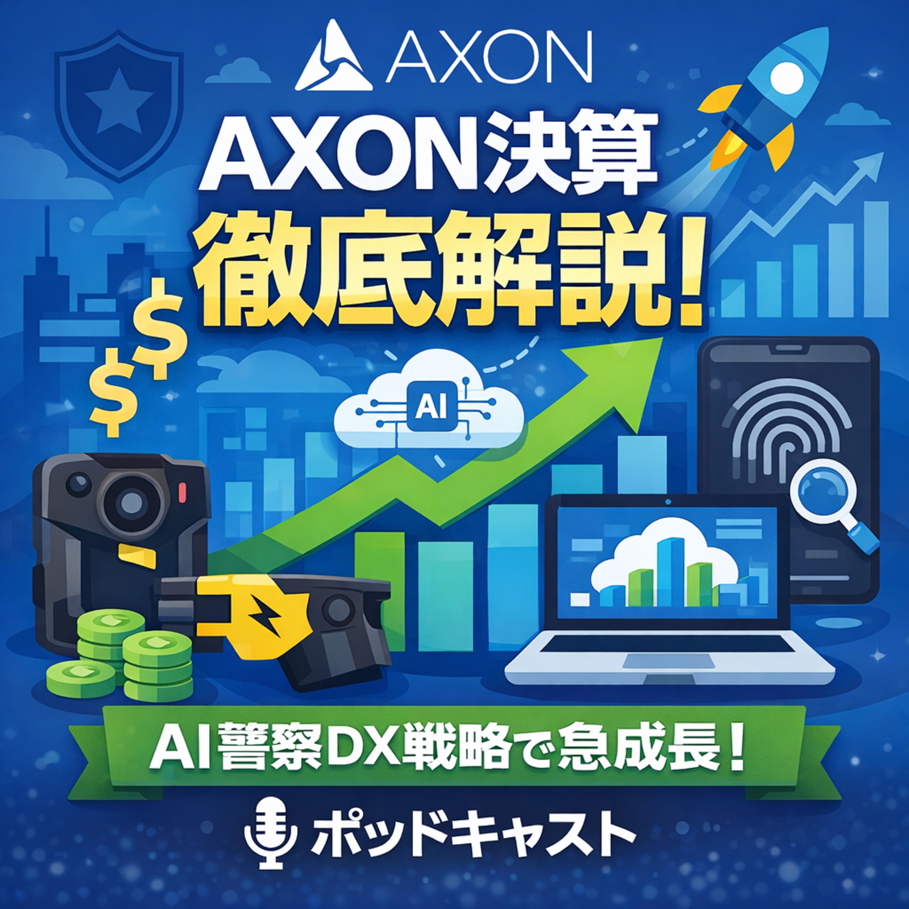 驚異の33%増収！アクソン・エンタープライズが決算で見せた警察DXの独占力