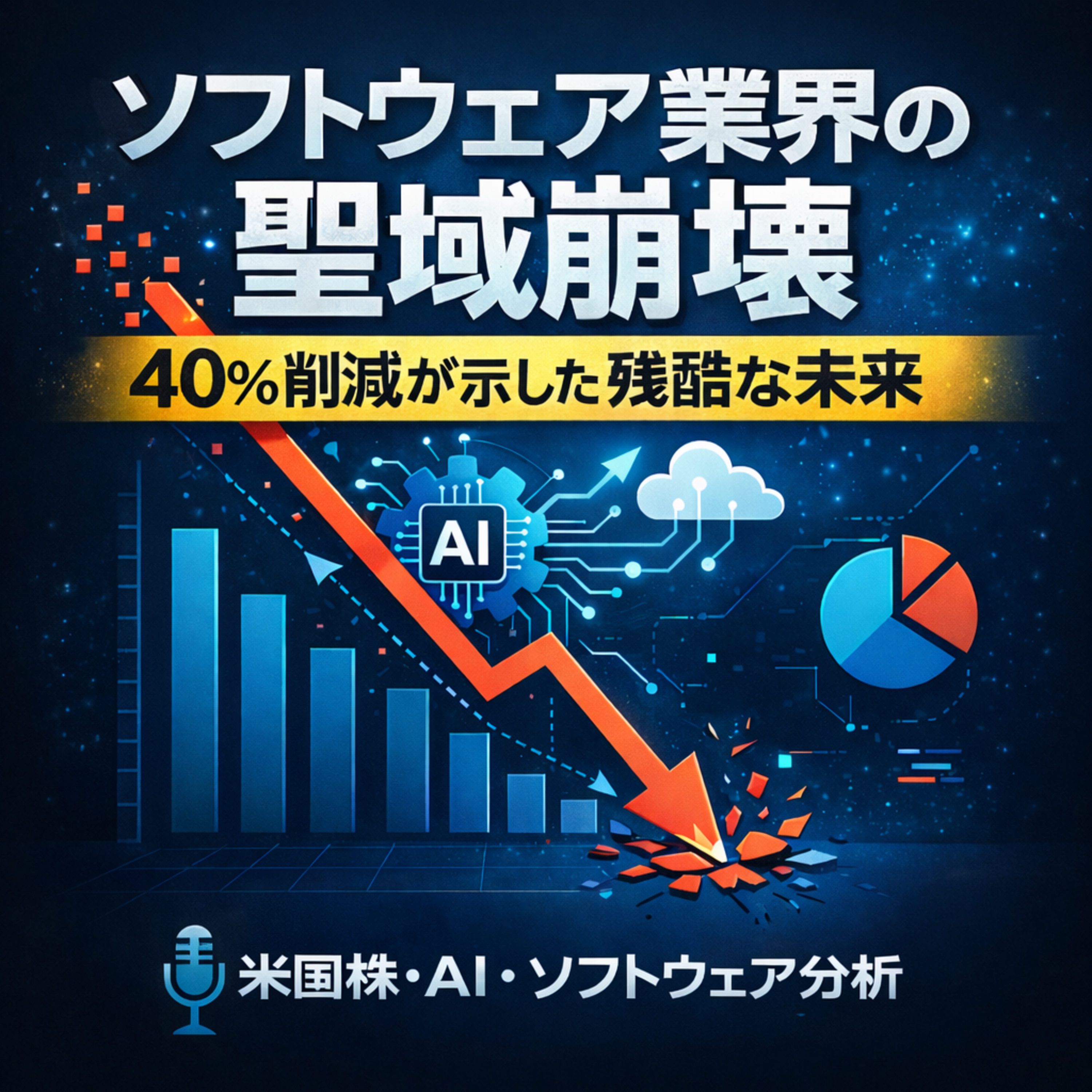 ソフトウェア業界の「聖域」が崩れる日：ブロックの40%削減が示唆する残酷な未来