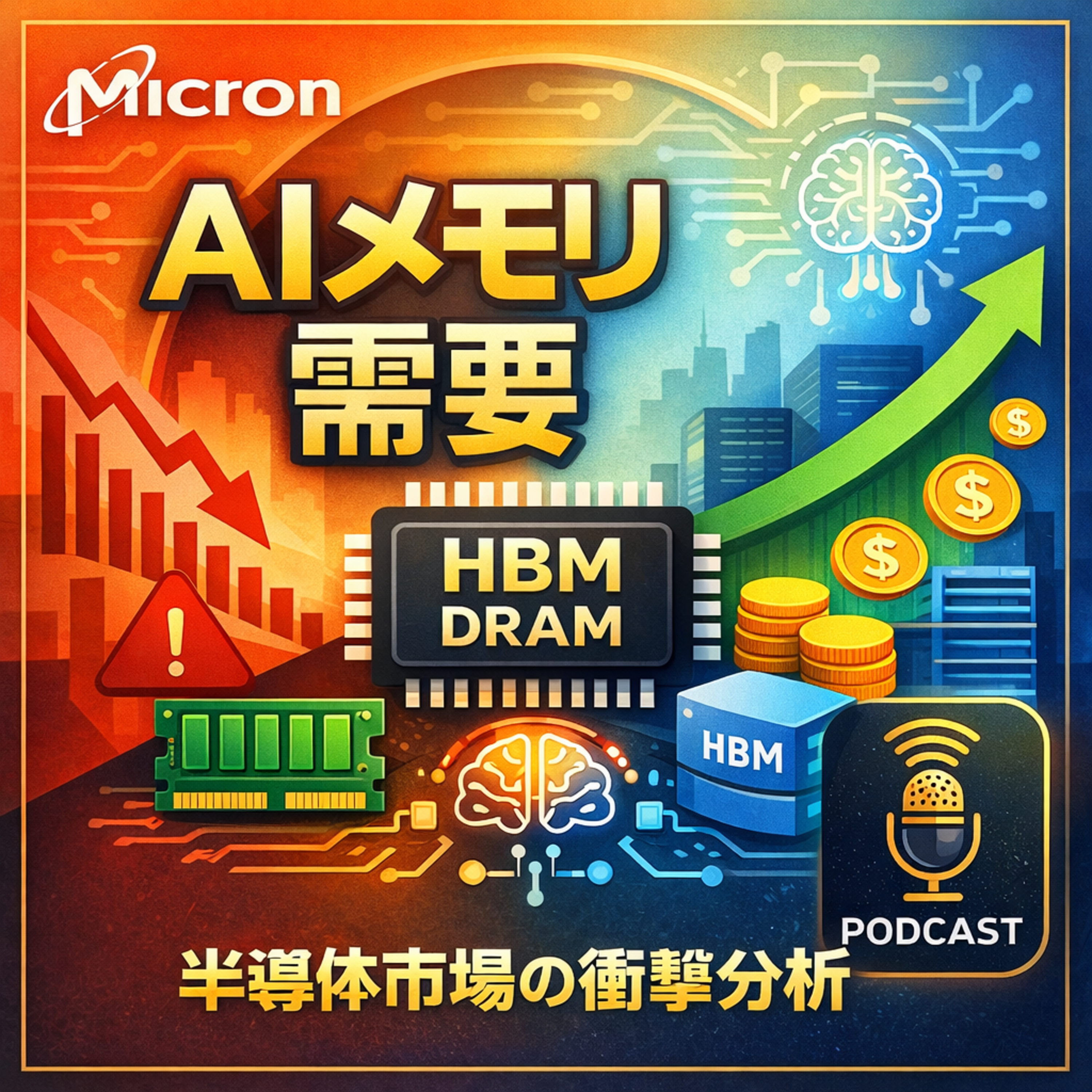 マイクロン株8%急落の理由とは？EPS85ドル予想の衝撃と今が買い場かを徹底分析