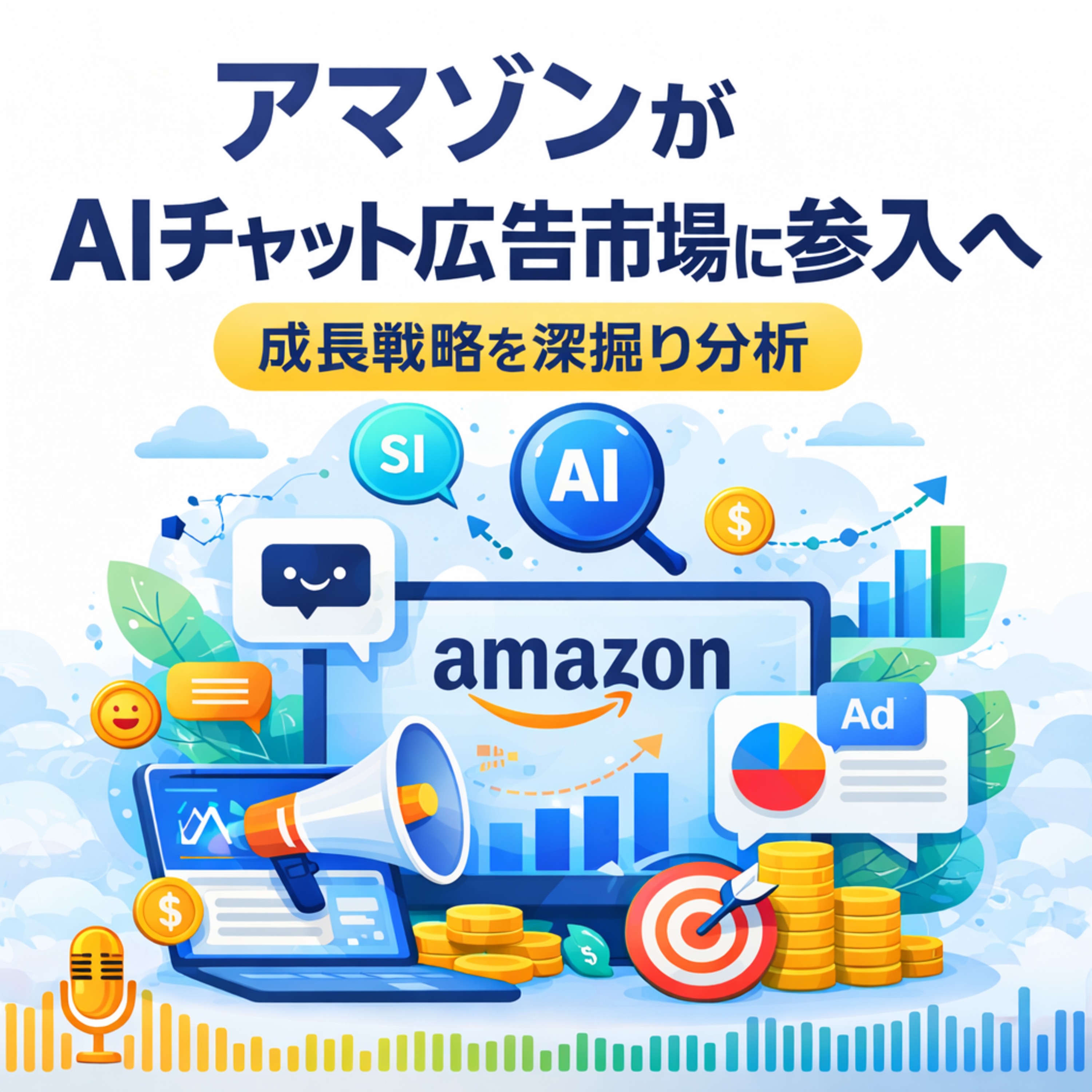 アマゾンがAIチャット広告市場に参入へ─686億ドル広告事業の次の成長戦略とは？