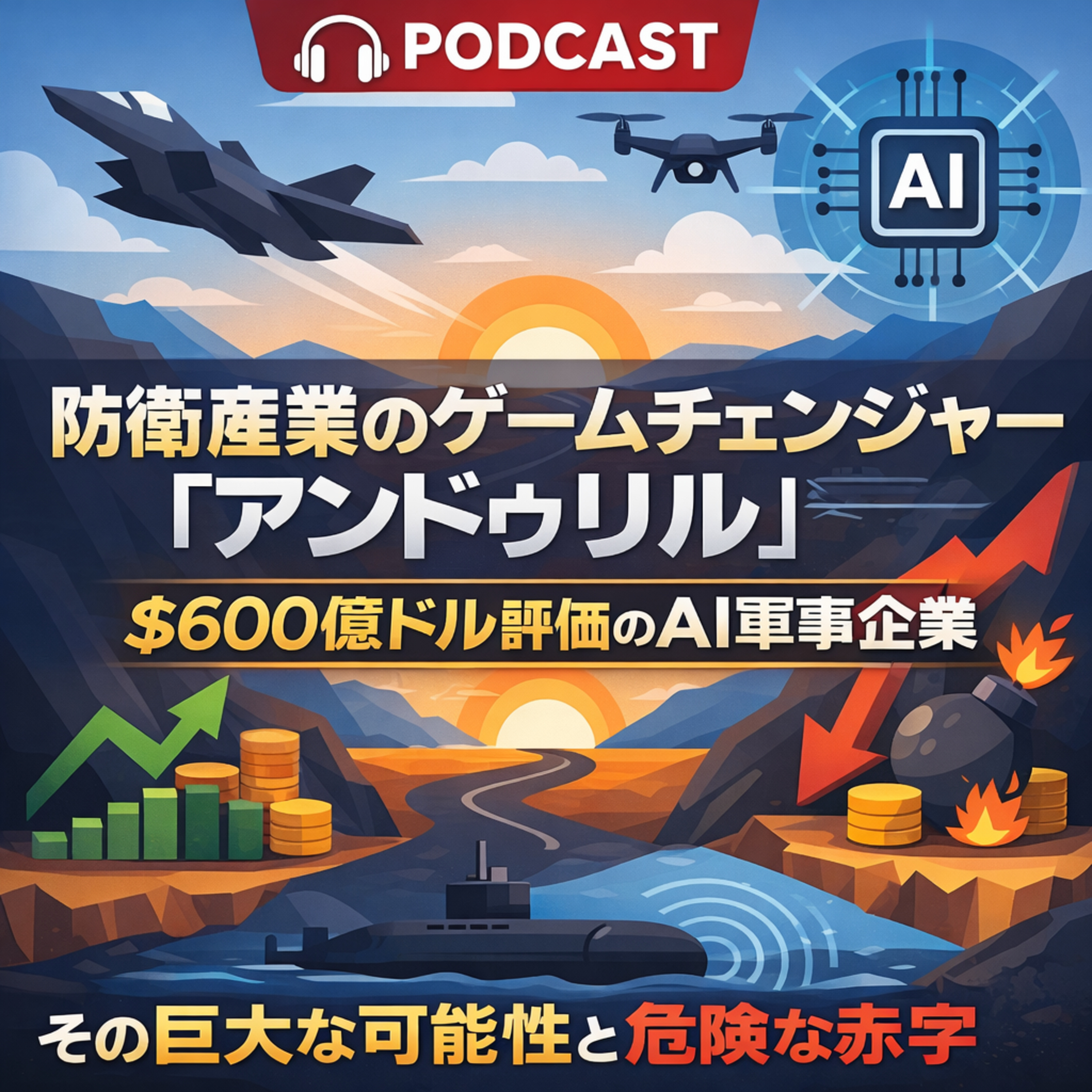 防衛産業のゲームチェンジャー「アンドゥリル」：600億ドル評価のAI軍事企業、その巨大な可能性と危険な赤字