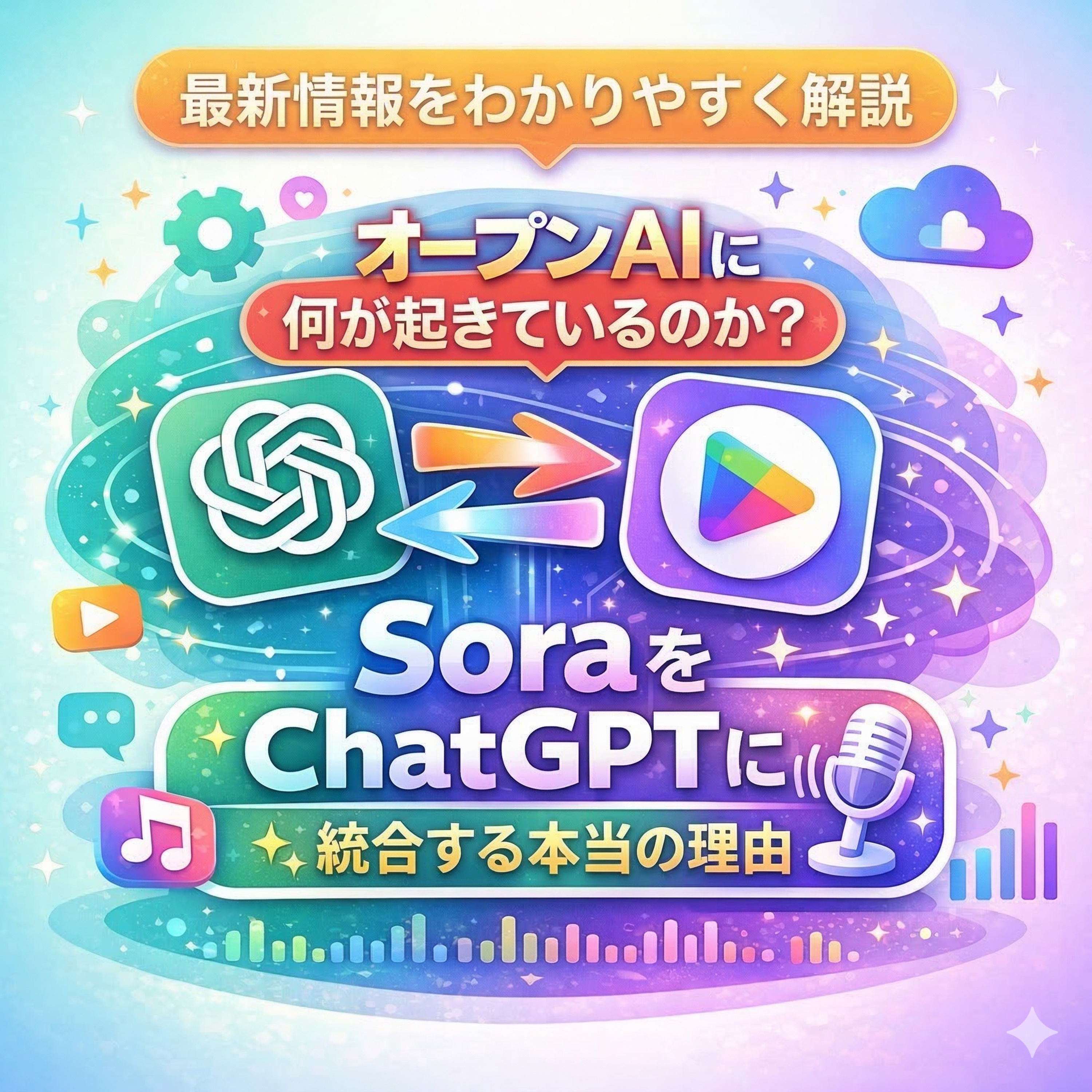 オープンAIに何が起きているのか？SoraをChatGPTに統合する本当の理由