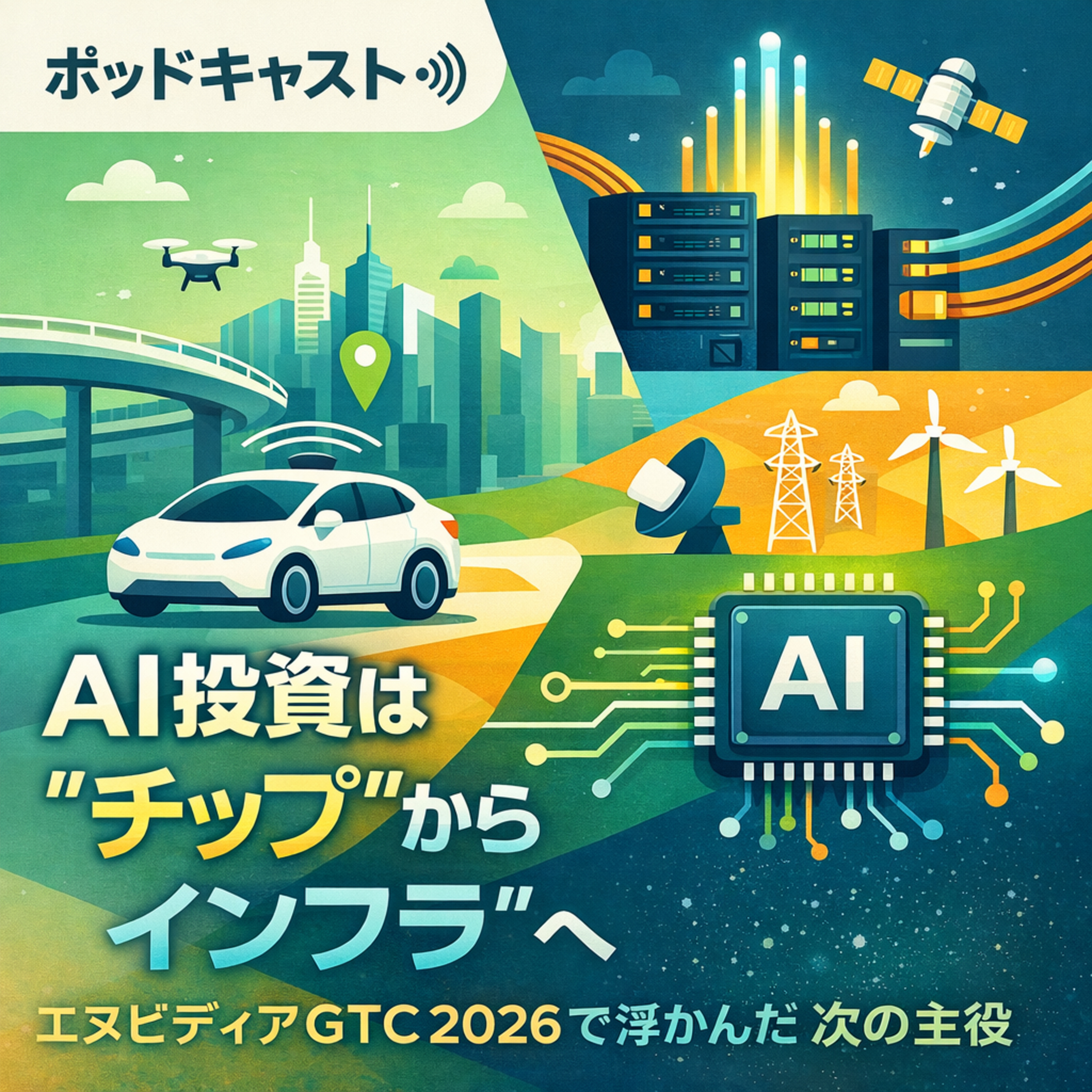 エヌビディアGTC 2026で見えた次の主役　AI株は「チップ」から「インフラ」へ