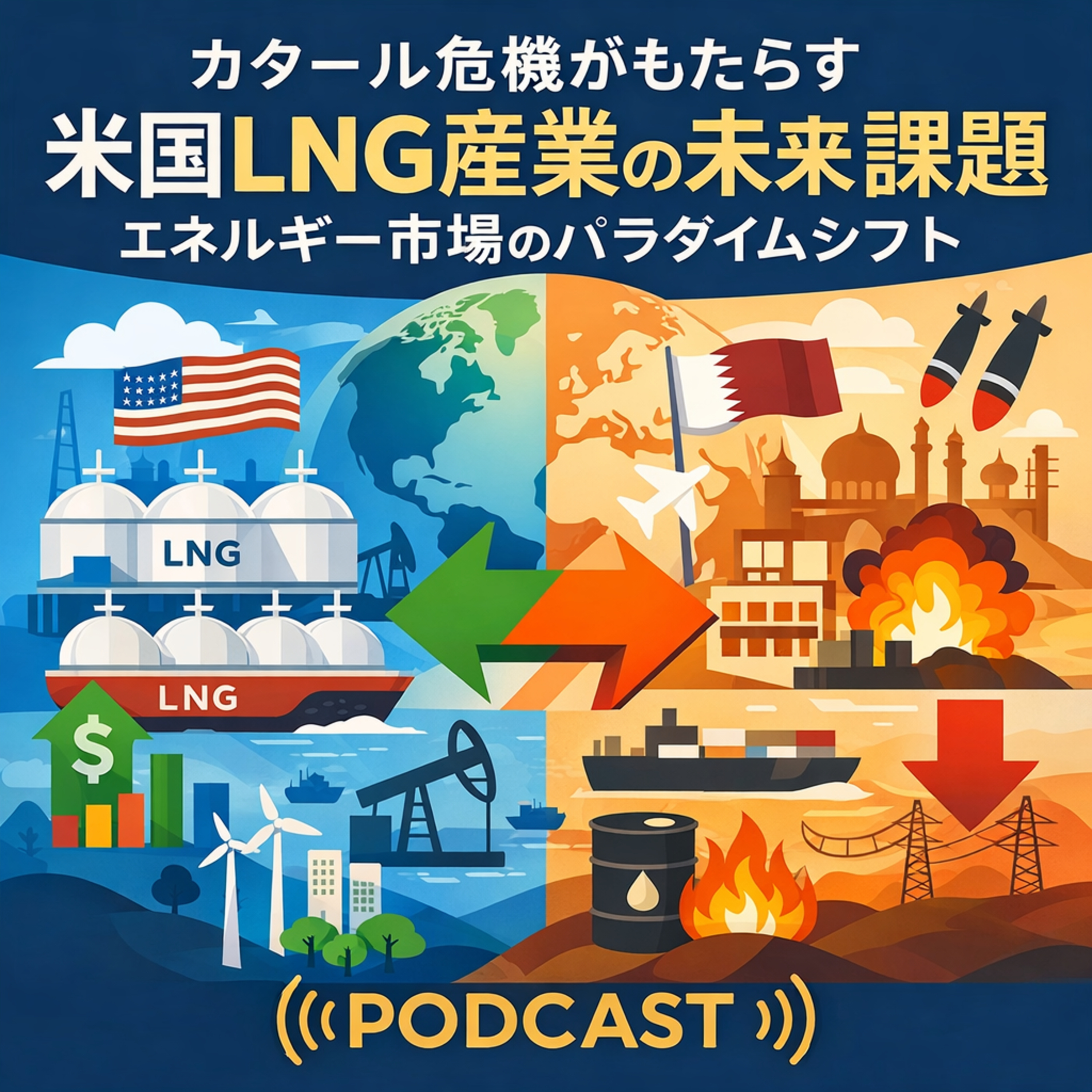米国LNG産業に吹く追い風と直面する壁：カタール情勢がもたらすエネルギー市場のパラダイムシフト