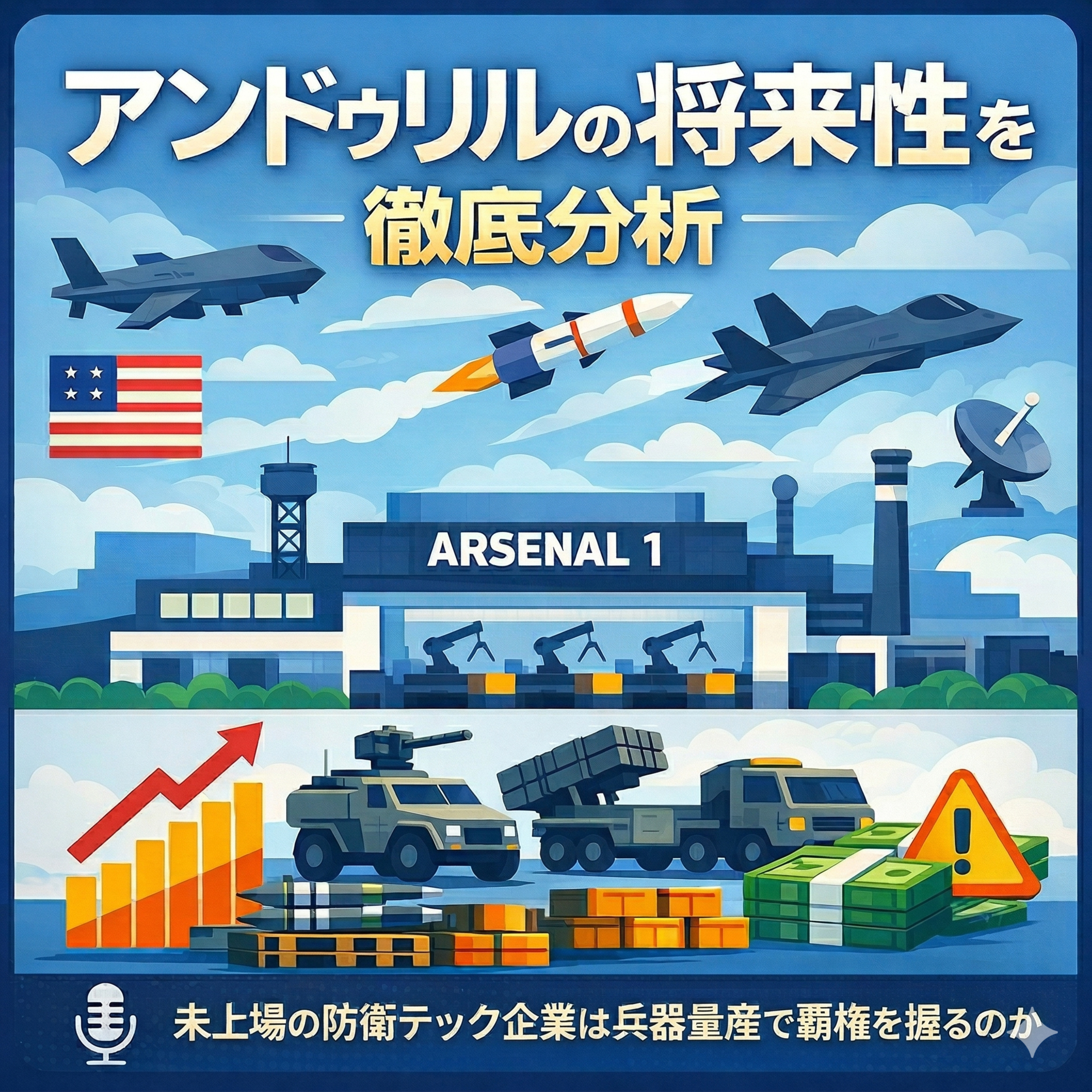 アンドゥリルの将来性を徹底分析　未上場の防衛テック企業は兵器量産で覇権を握るのか