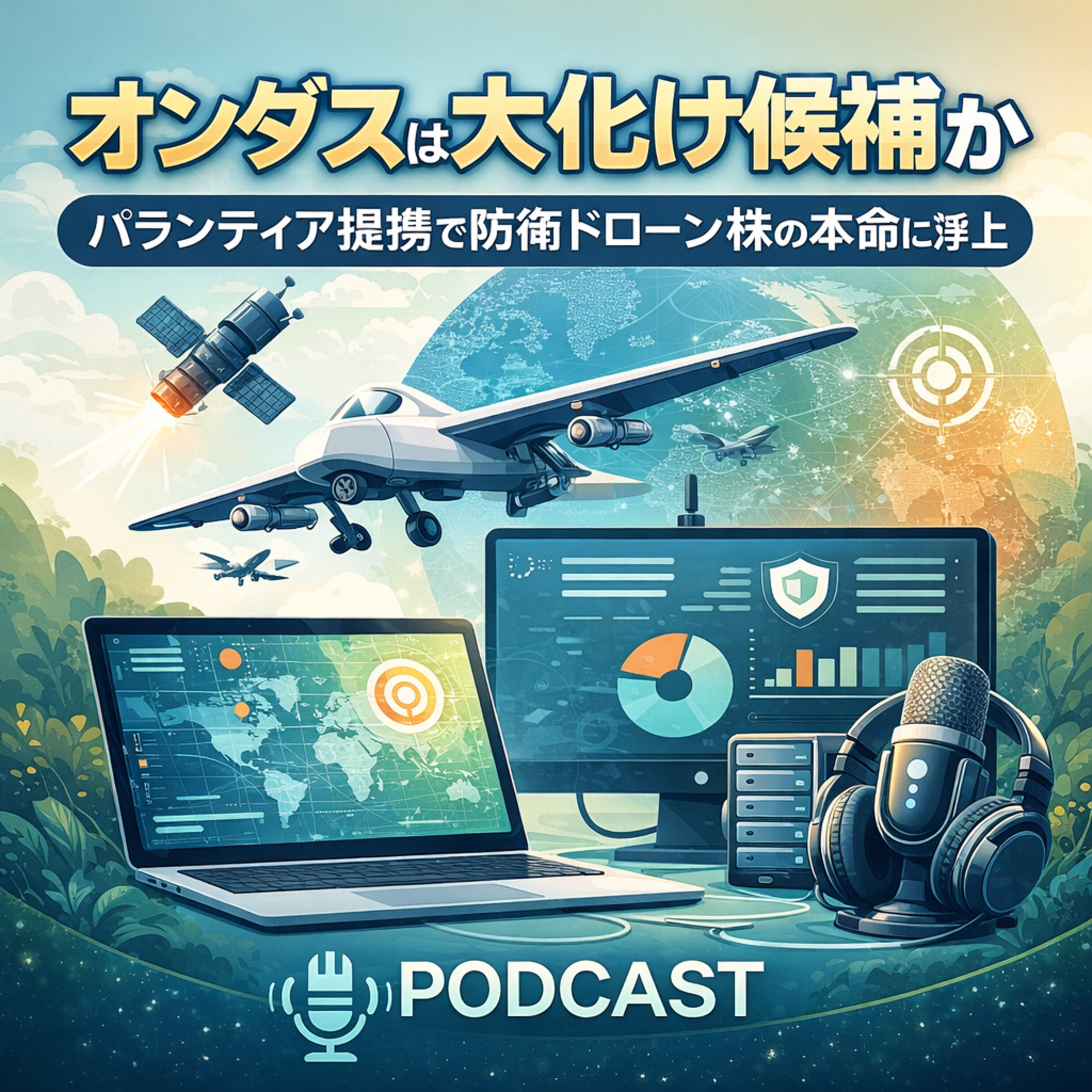 オンダスは大化け候補か　パランティア提携で防衛ドローン株の本命に浮上