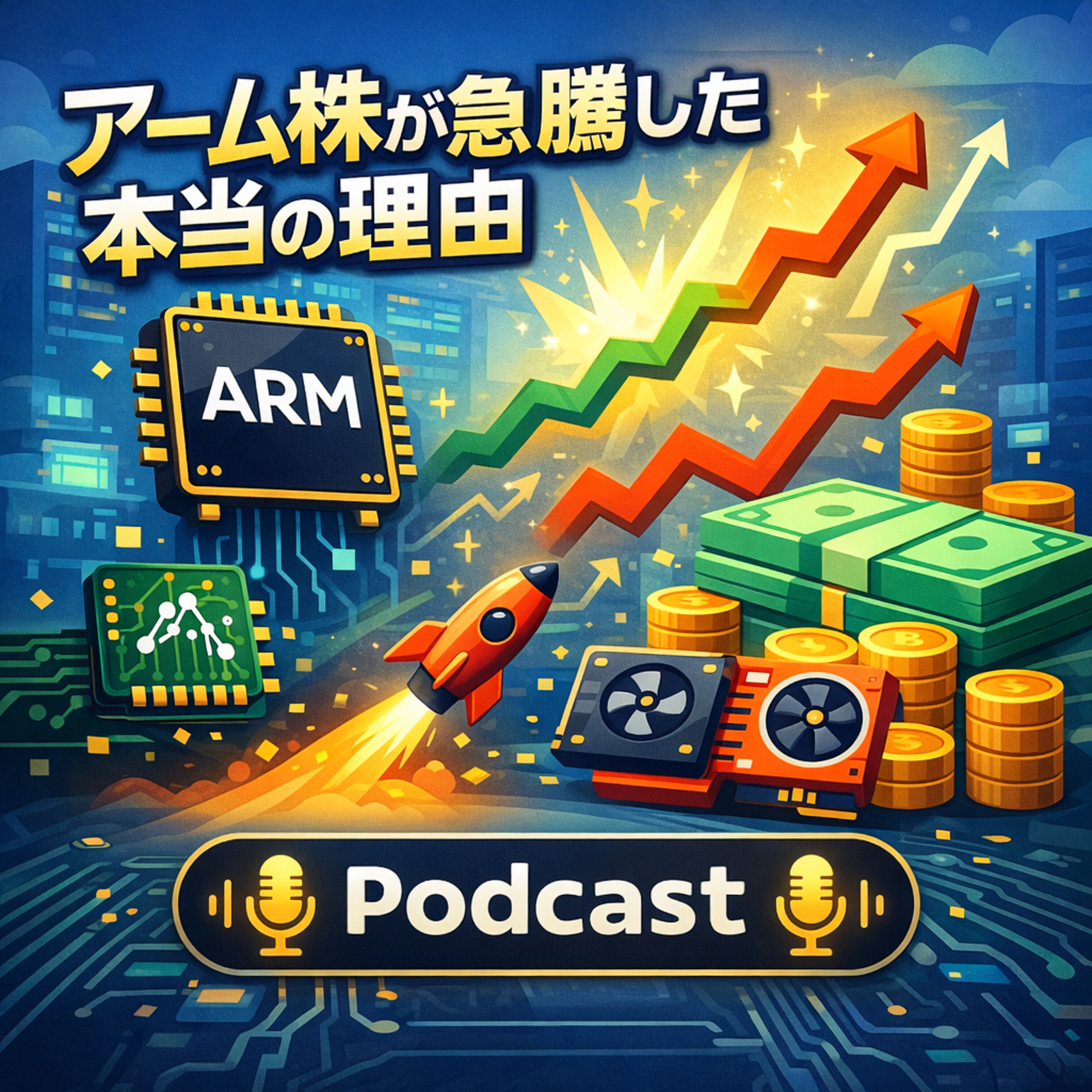 アーム株が急騰した本当の理由　自社製CPU参入でAI成長期待が爆発