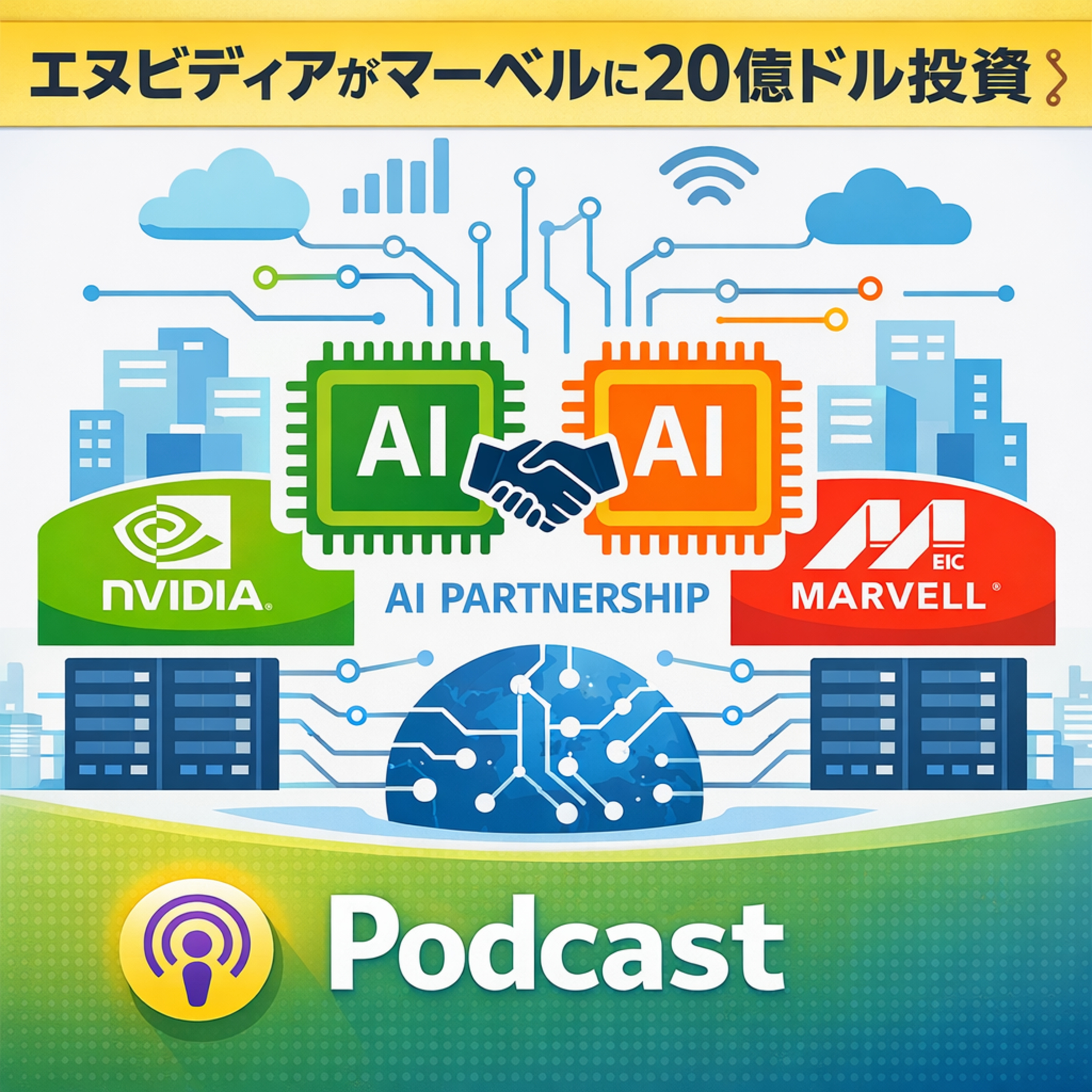エヌビディアがマーベルに20億ドル投資　AI半導体業界で何が変わるのか