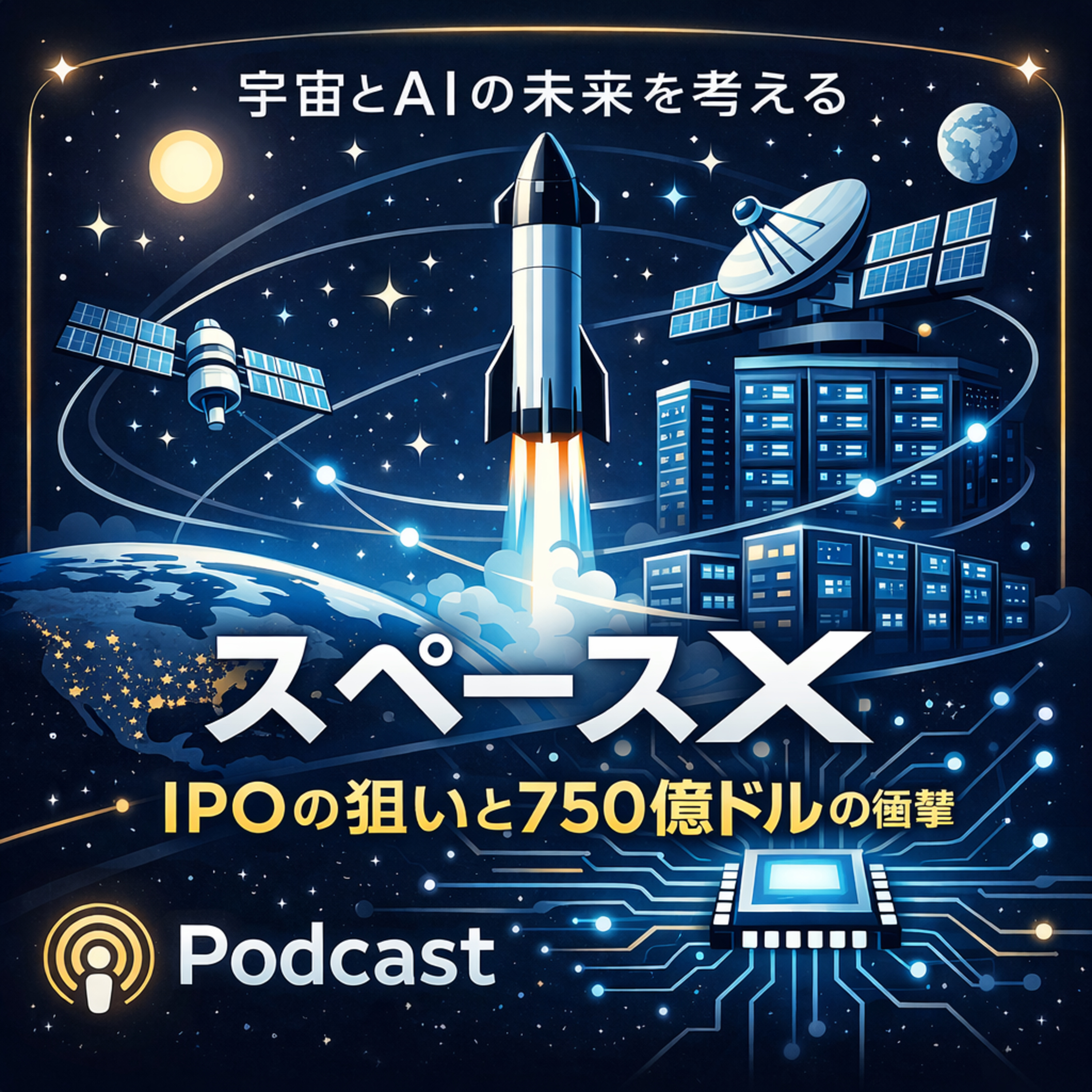 スペースXのIPO申請で何が変わる？ 750億ドル調達とAI覇権の衝撃