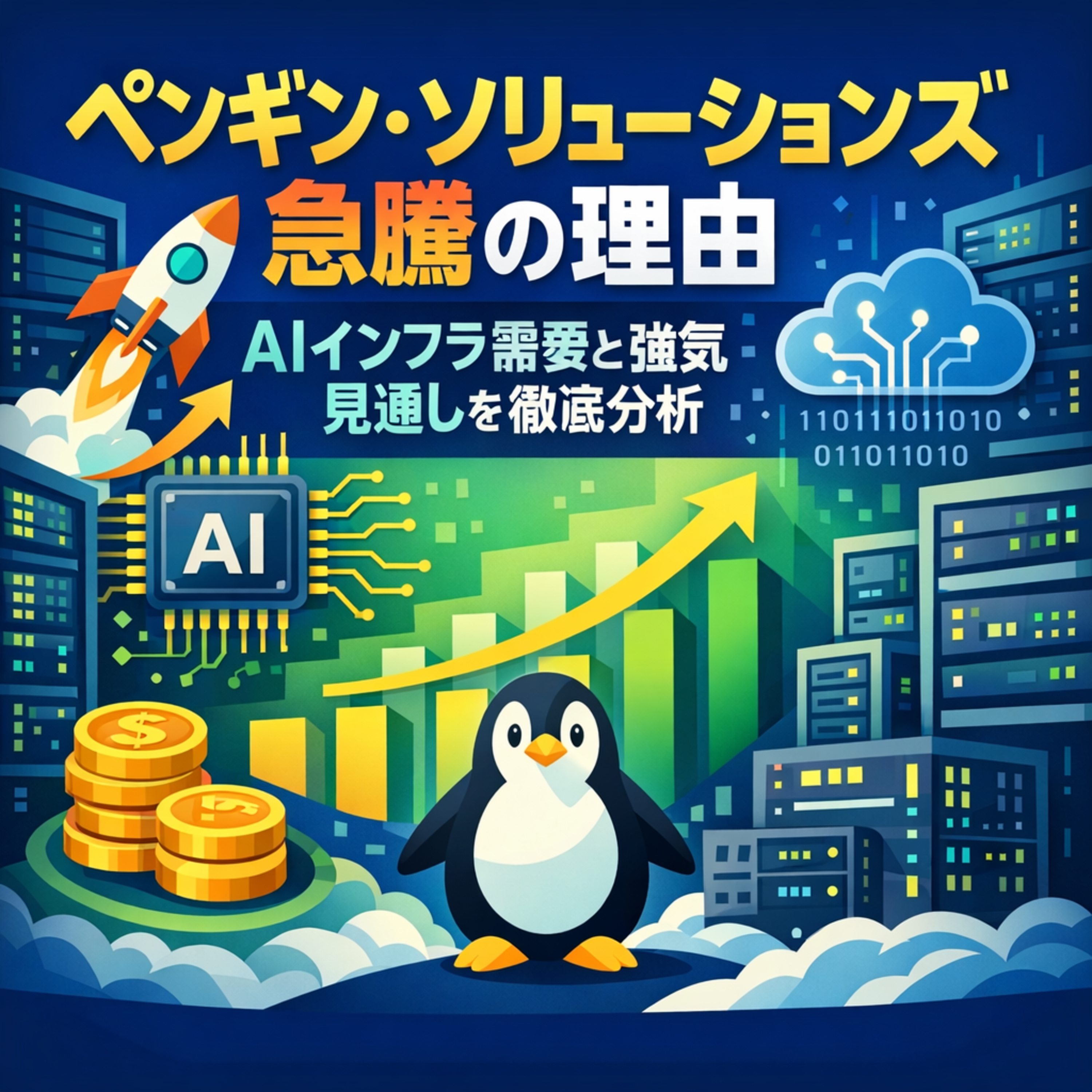 AIインフラの隠れた主役？ペンギン・ソリューションズの驚異的なガイダンス上方修正が示唆する将来性