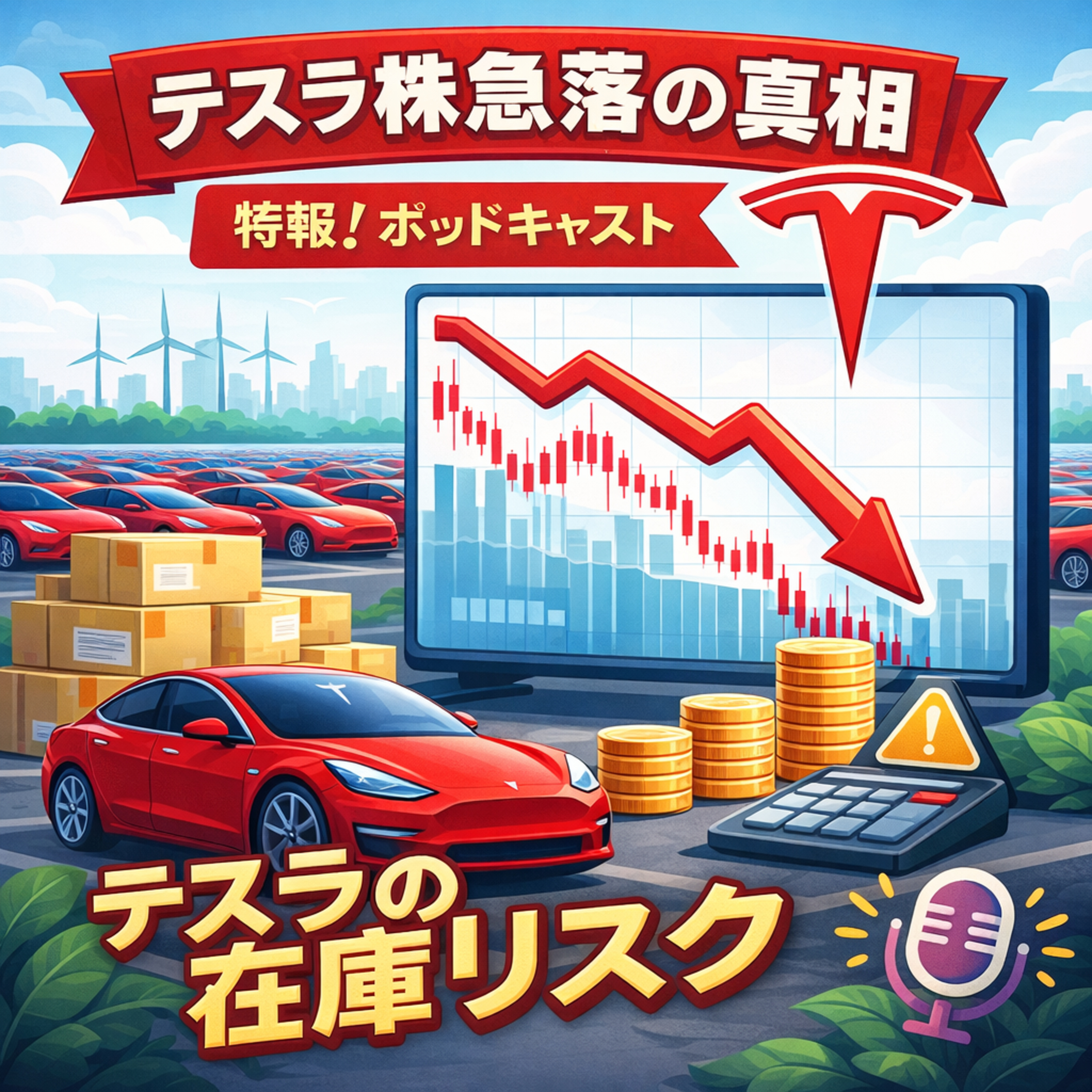 テスラQ1納車で試される市場の視線　在庫5万台が株価に重くのしかかる