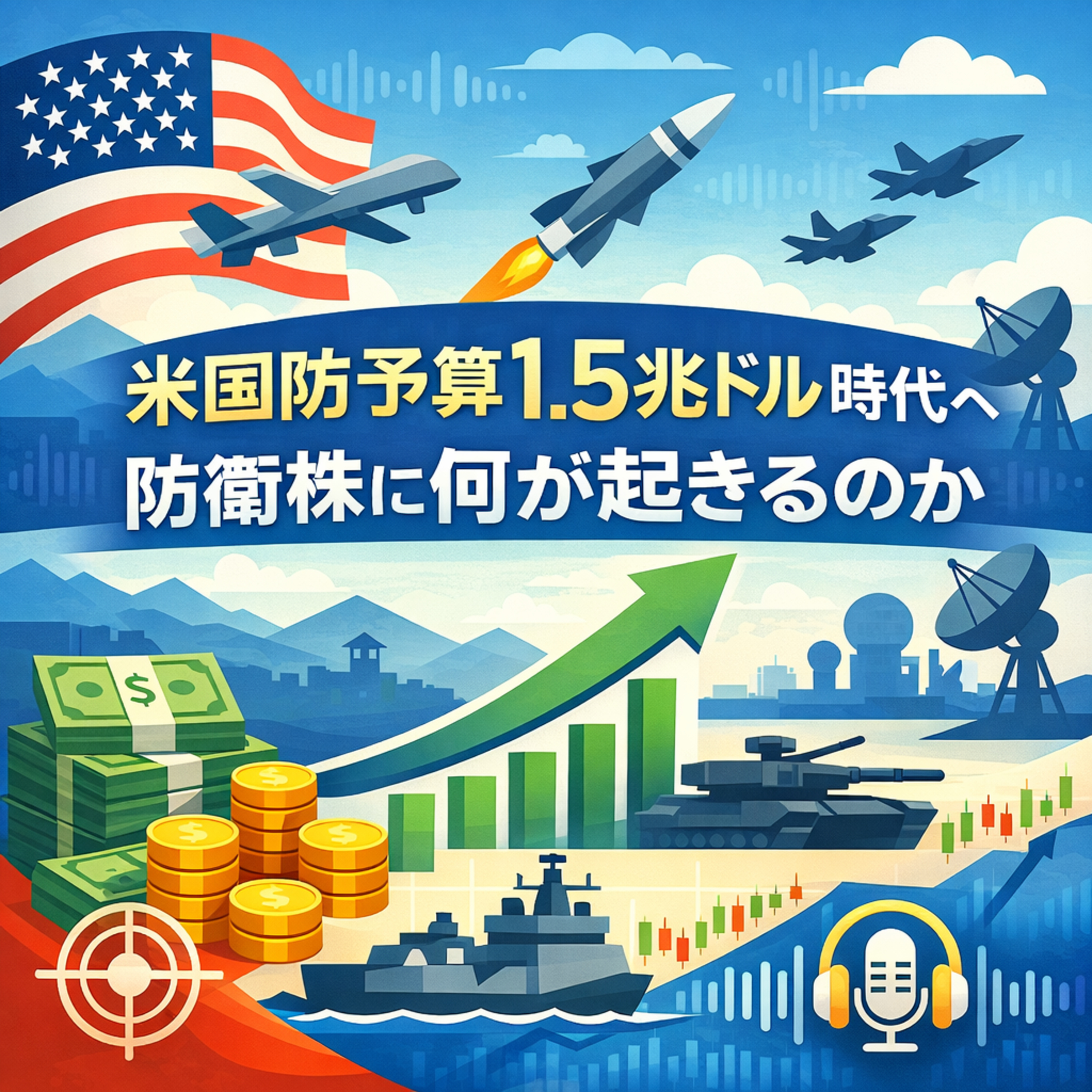 米国防予算1.5兆ドル時代へ　防衛株に何が起きるのか