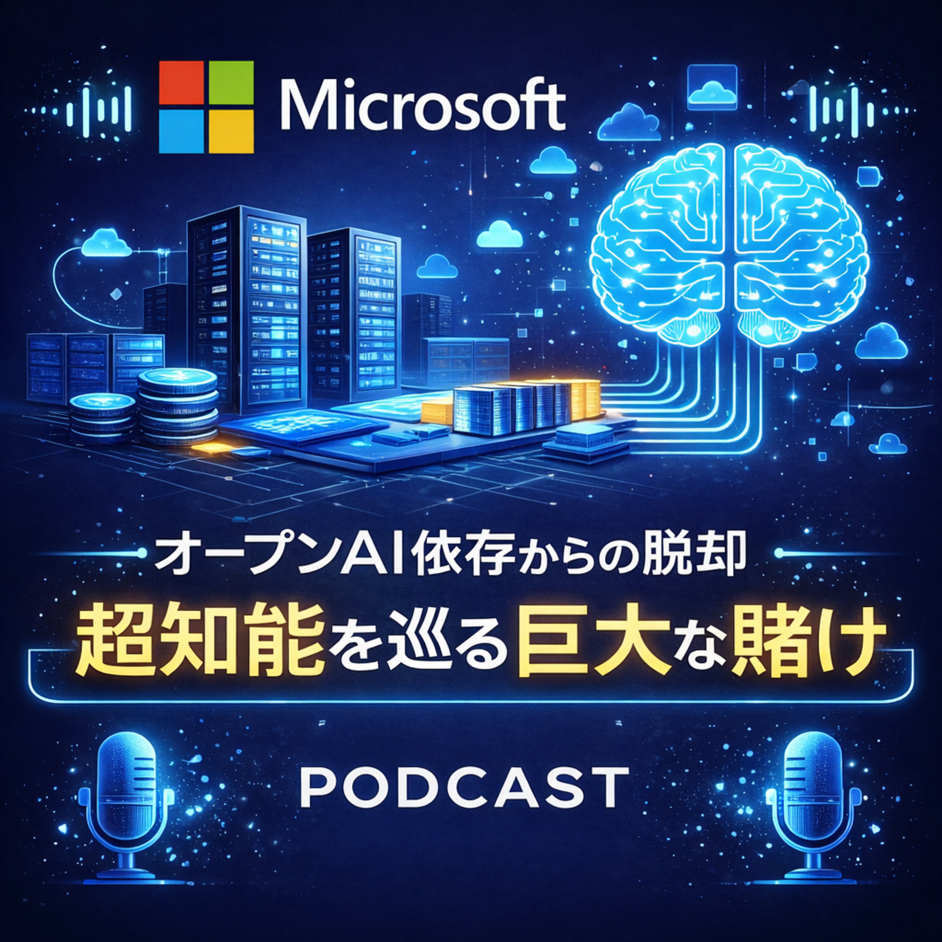 マイクロソフトの次なる一手：オープンAI依存からの脱却と「超知能」を巡る巨大な賭け