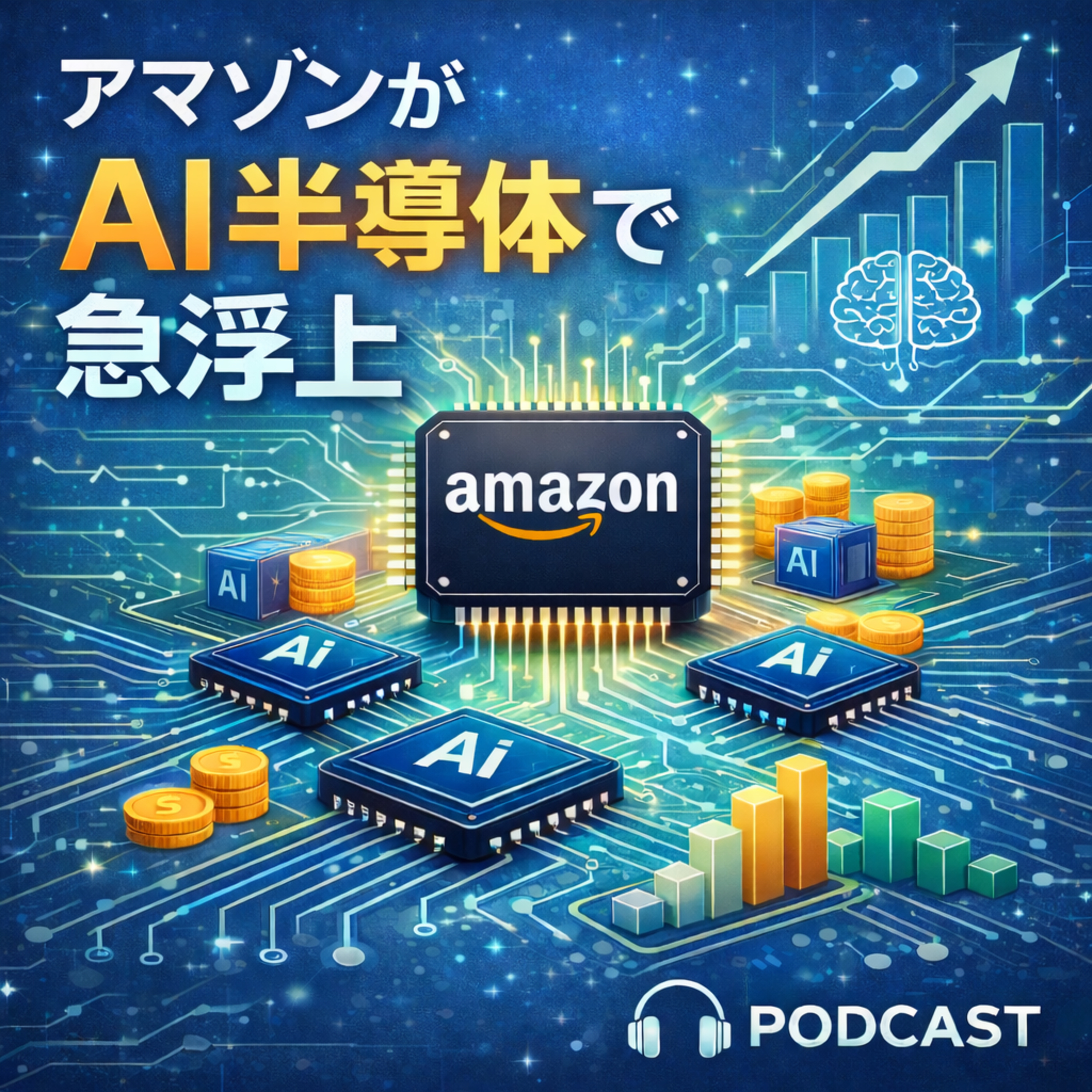 アマゾンがAI半導体で急浮上　エヌビディアとブロードコムを脅かす新戦略とは