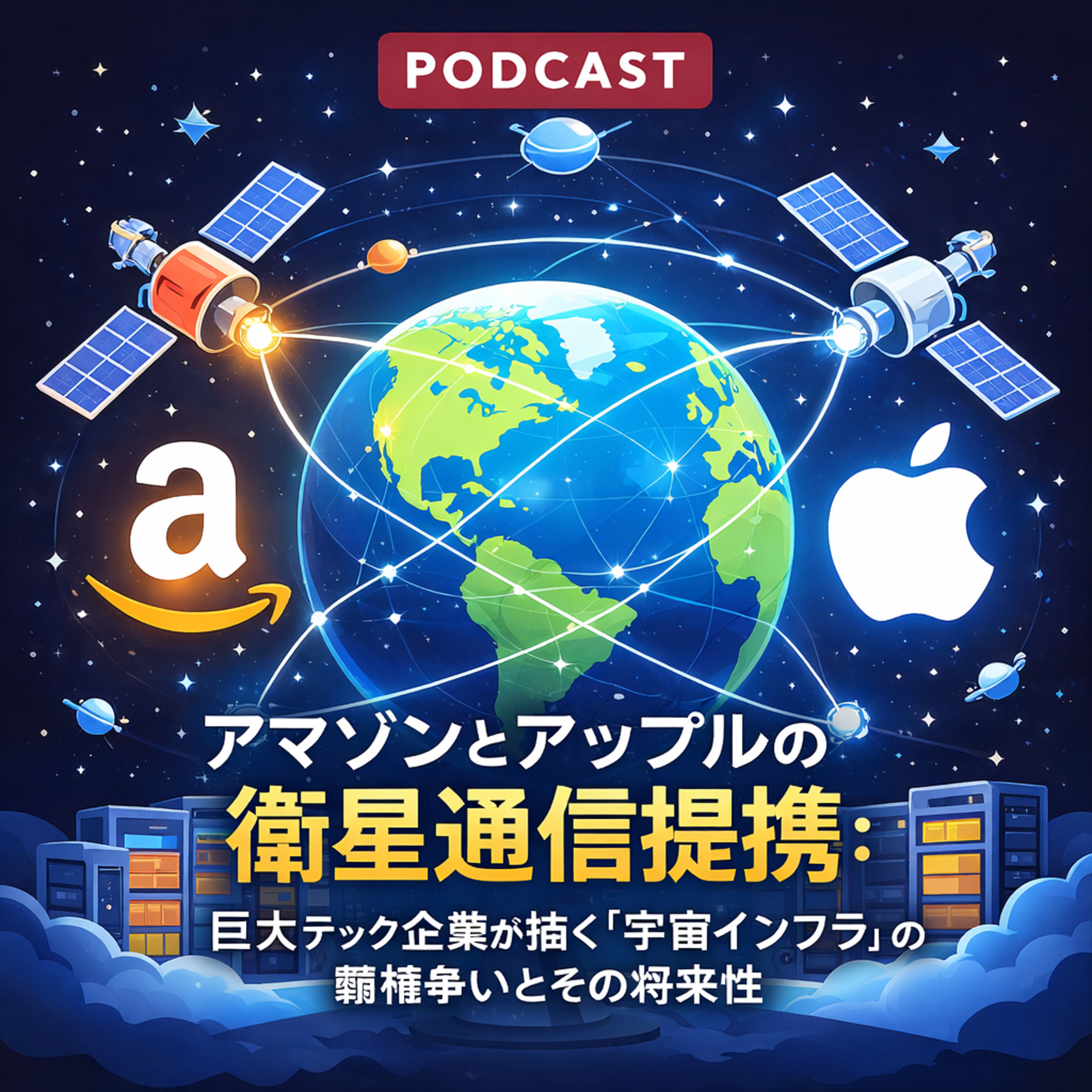 アマゾンとアップルの衛星通信提携：巨大テック企業が描く「宇宙インフラ」の覇権争いとその将来性