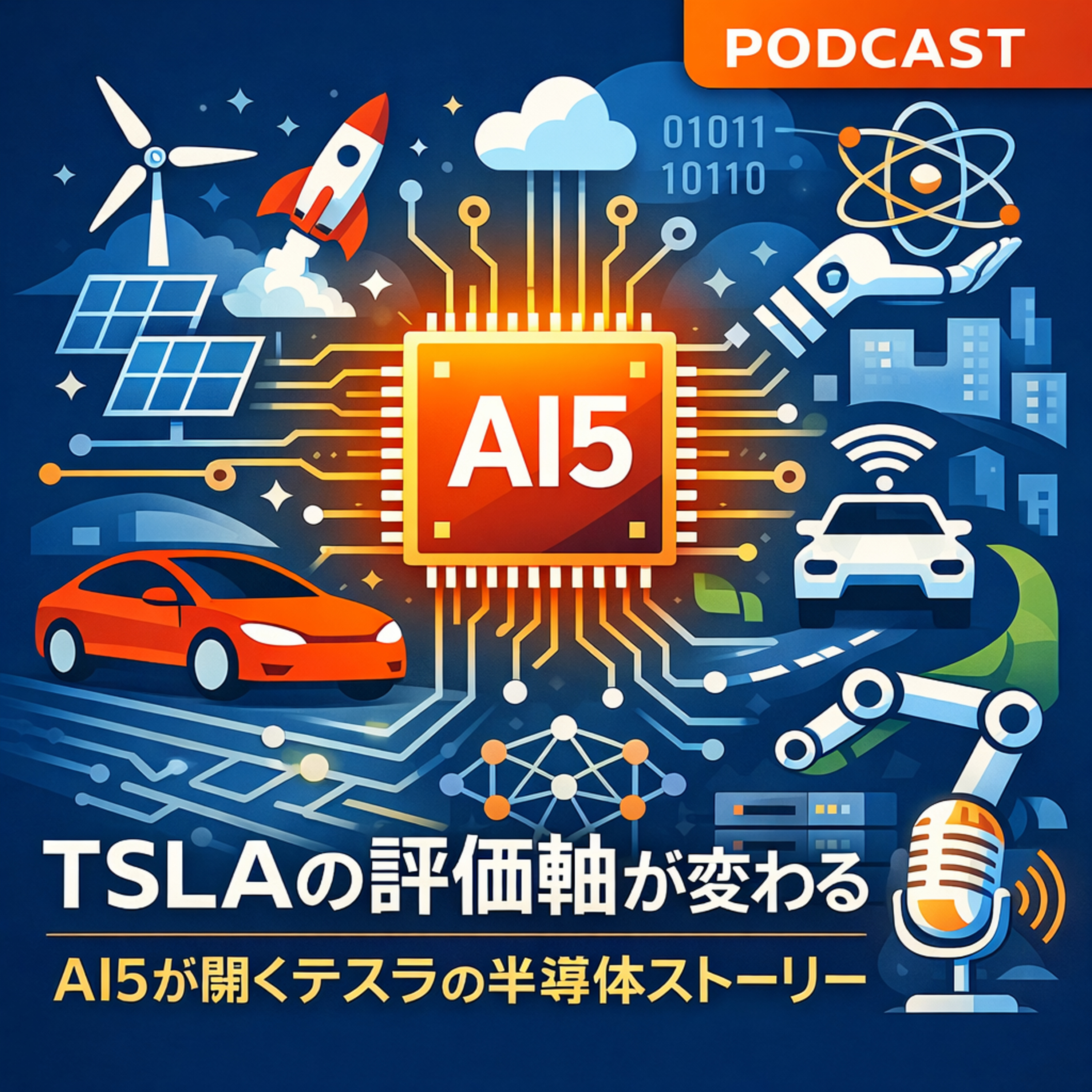TSLAの評価軸が変わる　AI5が開くテスラの半導体ストーリー