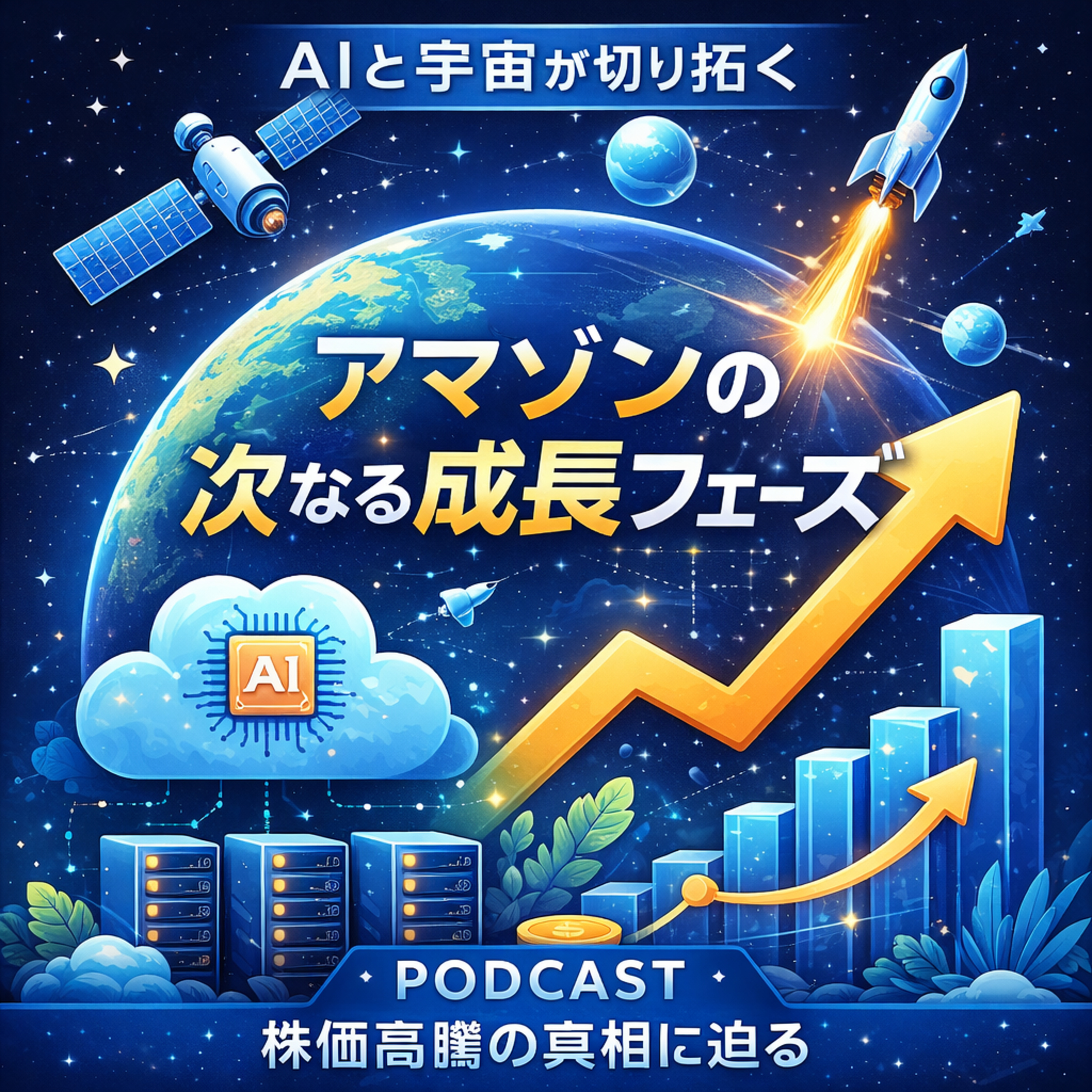 最高値に迫るアマゾン株。AIと「宇宙」が切り拓く新たな成長フェーズとは？