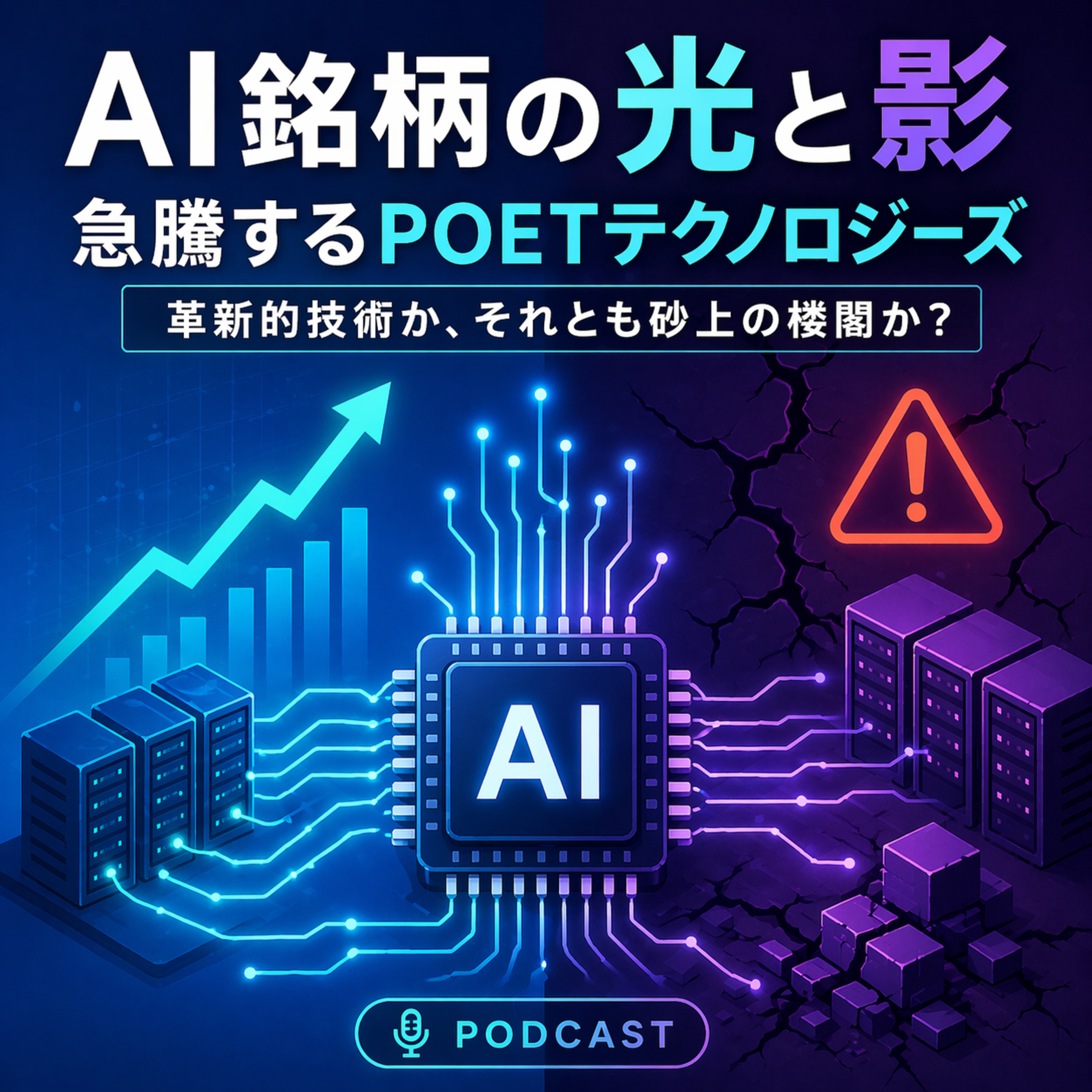 【AI銘柄の光と影】急騰するPOETテクノロジーズ：革新的技術か、それとも砂上の楼閣か？