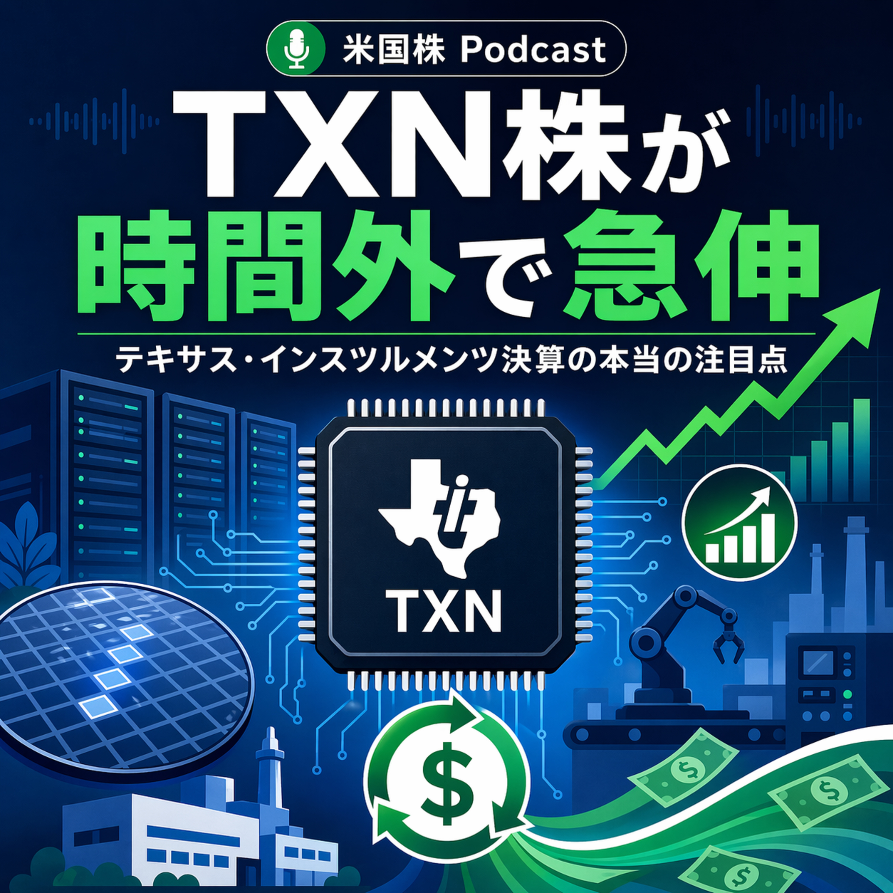 TXN株が時間外で急伸　テキサス・インスツルメンツ決算の本当の注目点