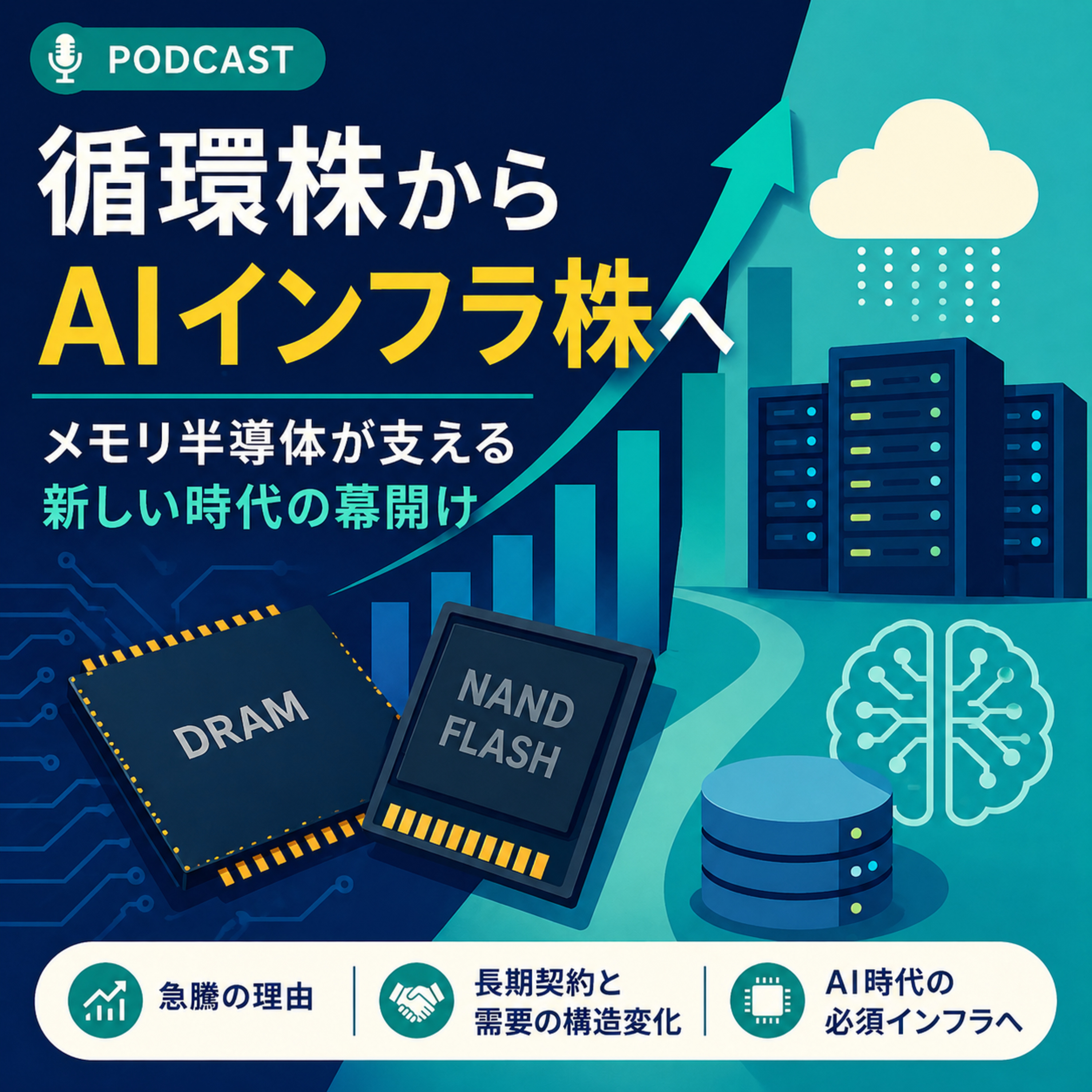 「循環株」から「AIインフラ株」へ：マイクロンとサンディスクの驚異的な上昇が示唆する新時代の幕開け