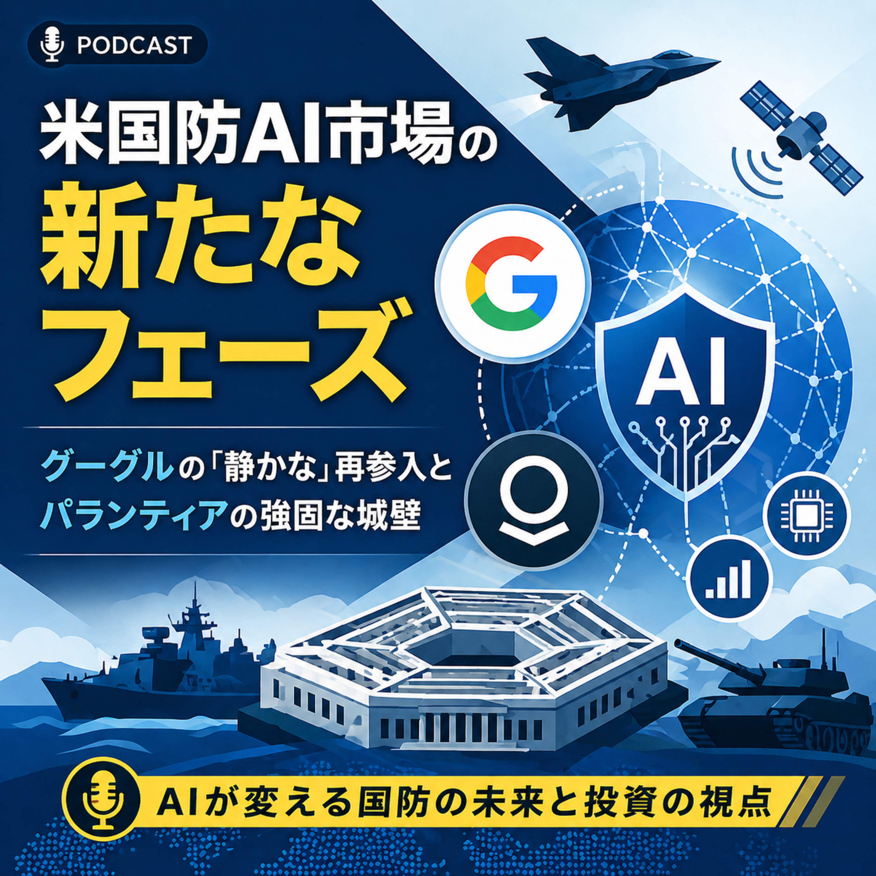 米国防AI市場の新たなフェーズ：グーグルの「静かな」再参入とパランティアの強固な城壁