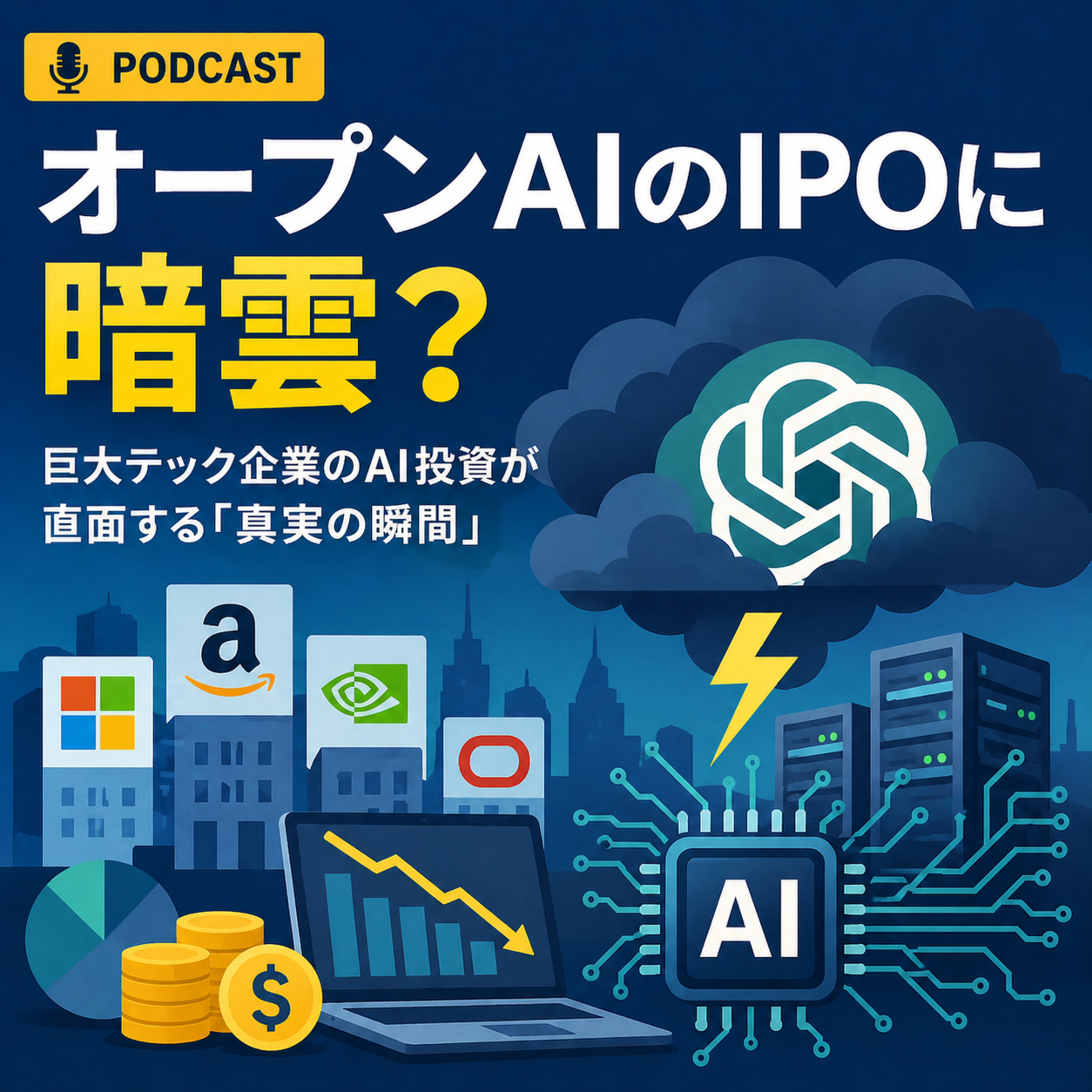 オープンAIのIPOに暗雲？巨大テック企業のAI投資が直面する「真実の瞬間」