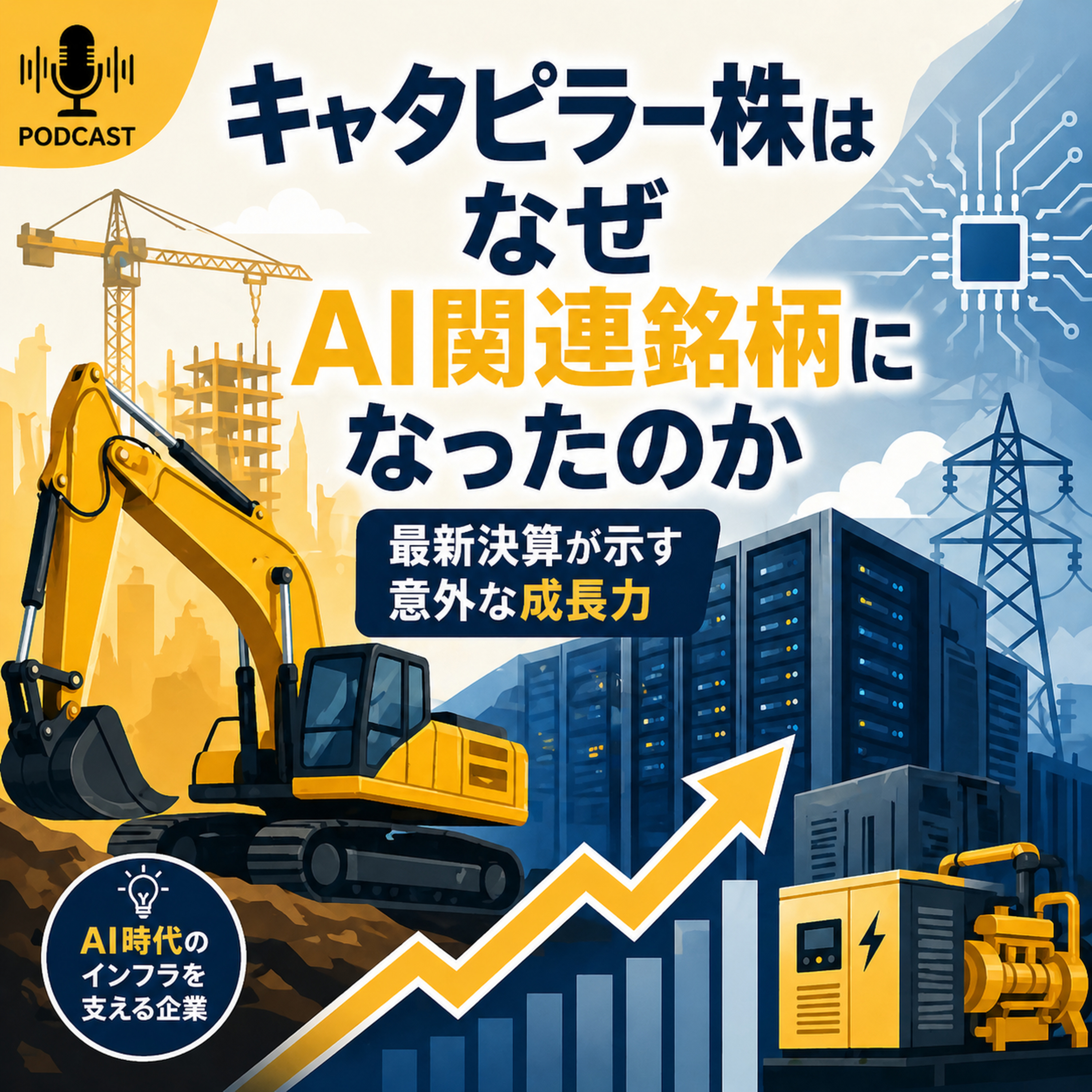 キャタピラー株はなぜAI関連銘柄になったのか　最新決算が示す意外な成長力